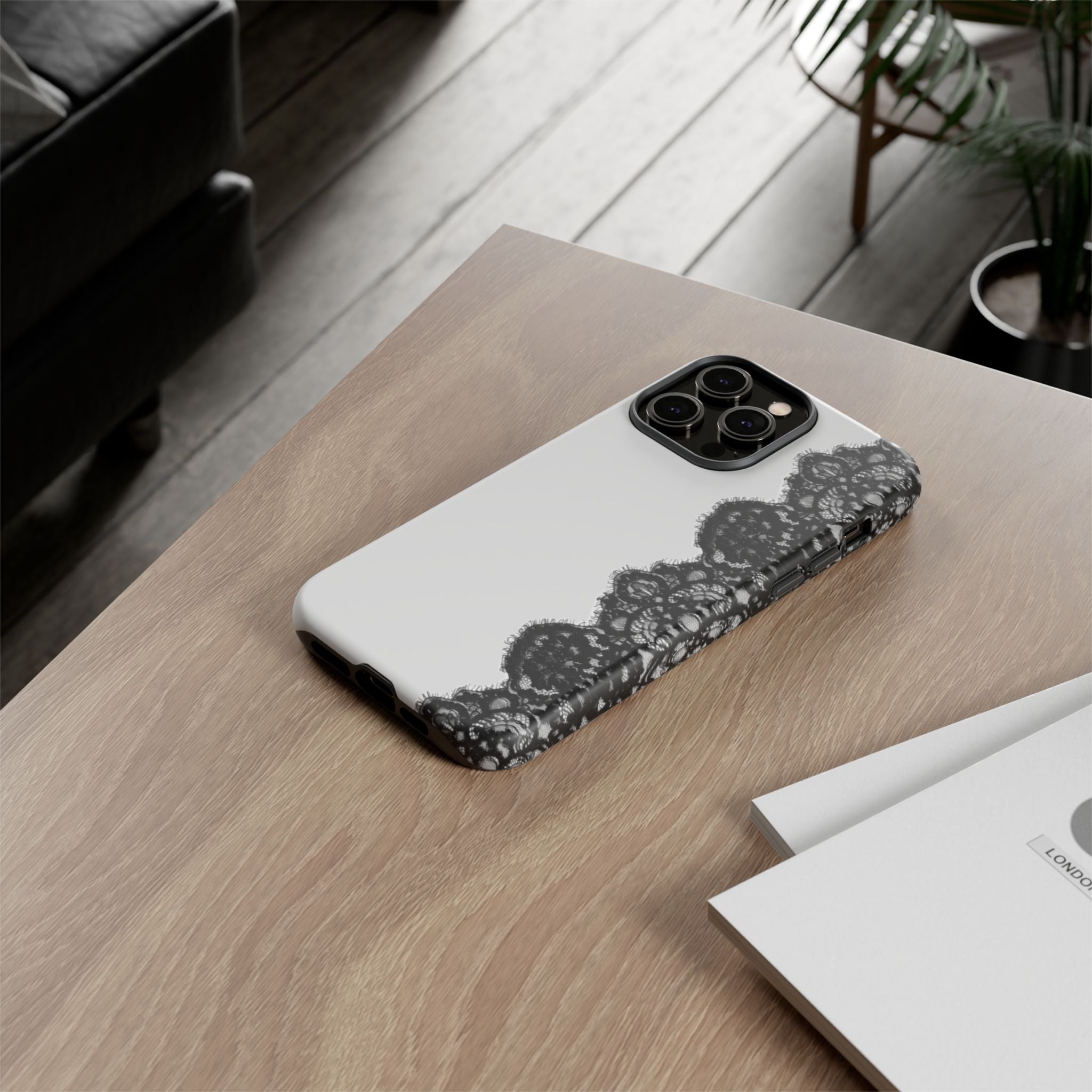 Black Lace Phone Case