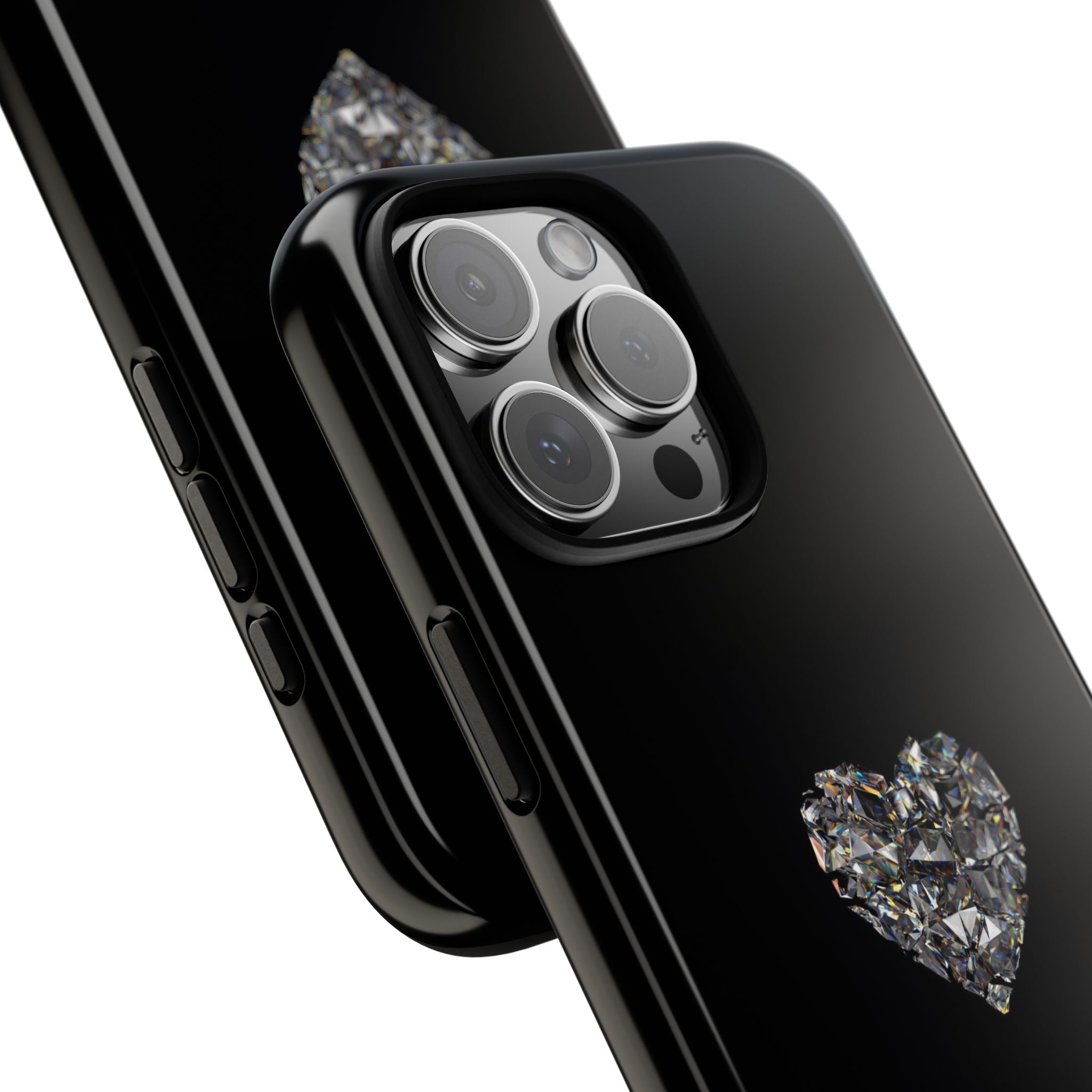 Crystal Heart Phone Case