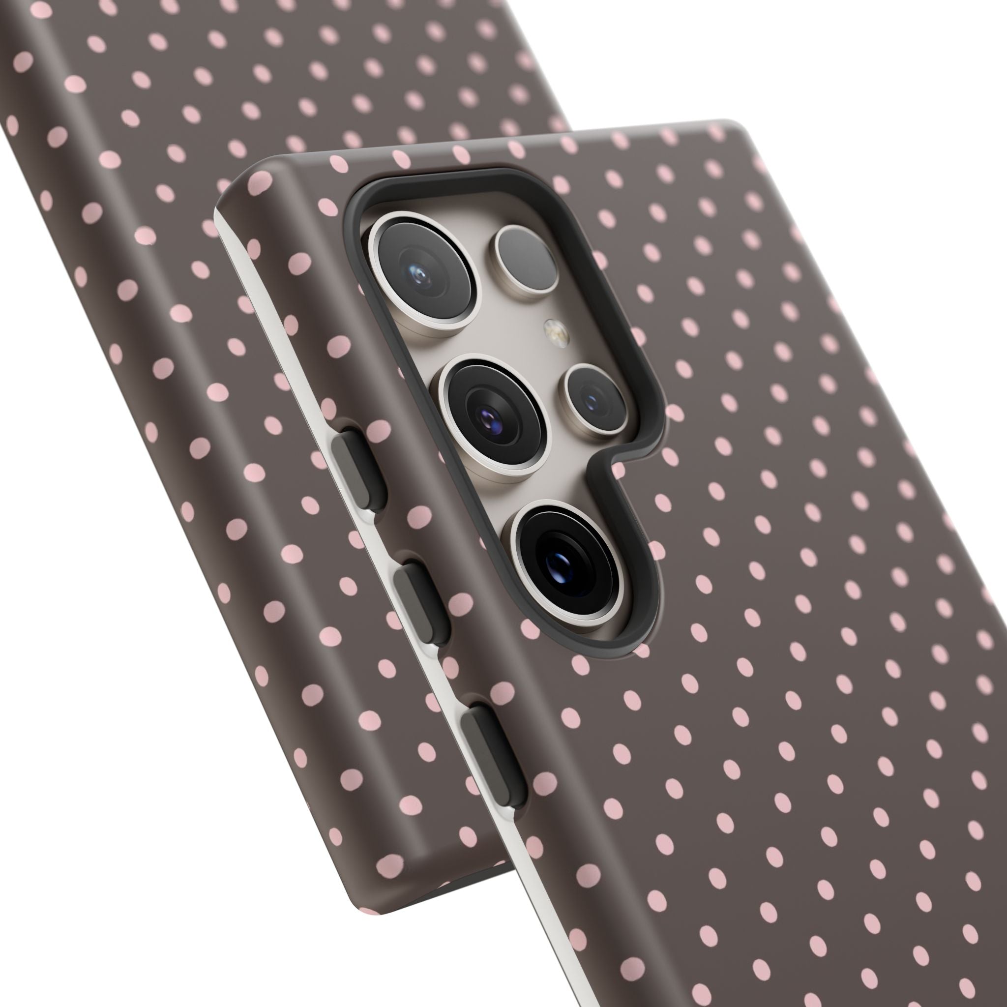 Brown Polka Phone Case