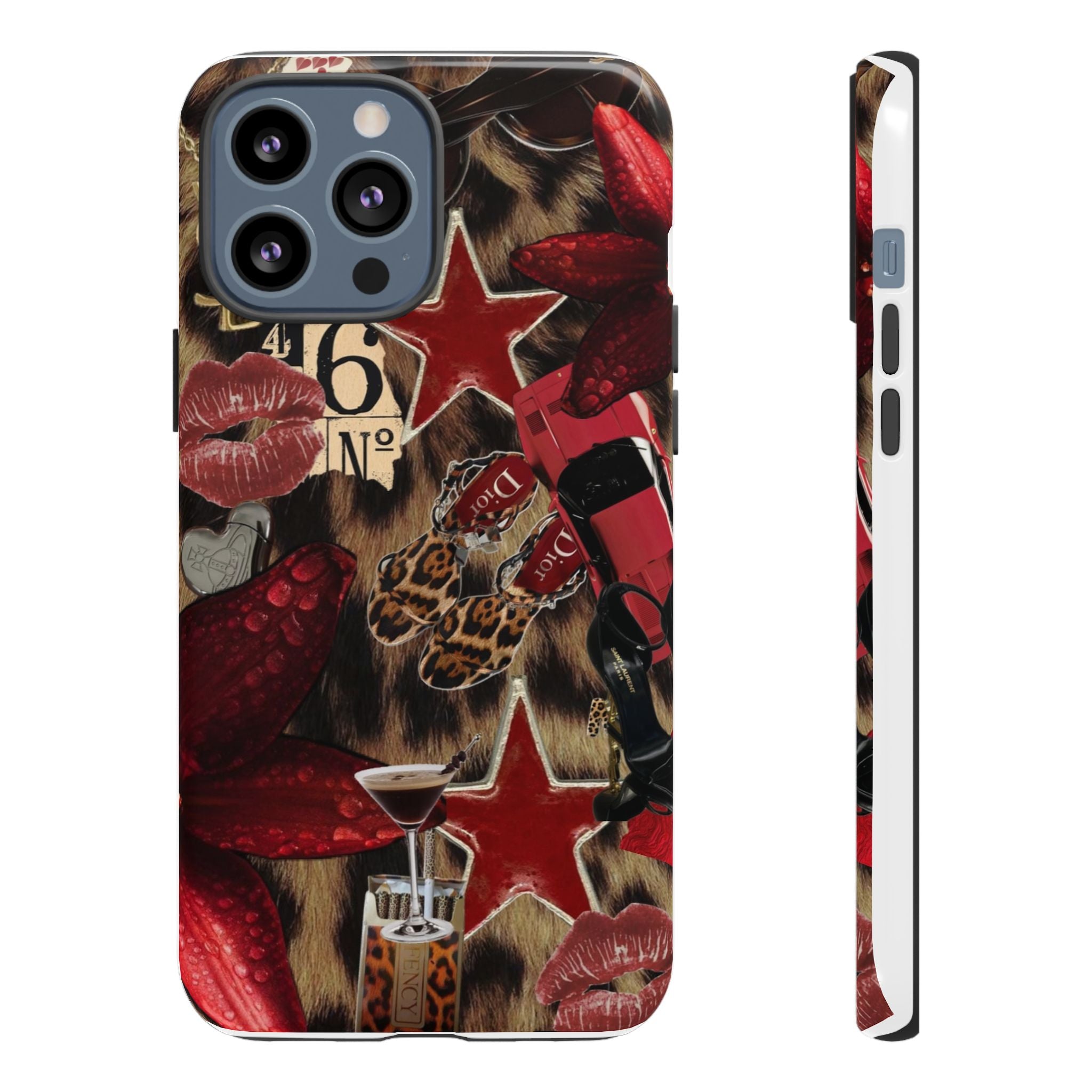 Cheetah Red Phone Case