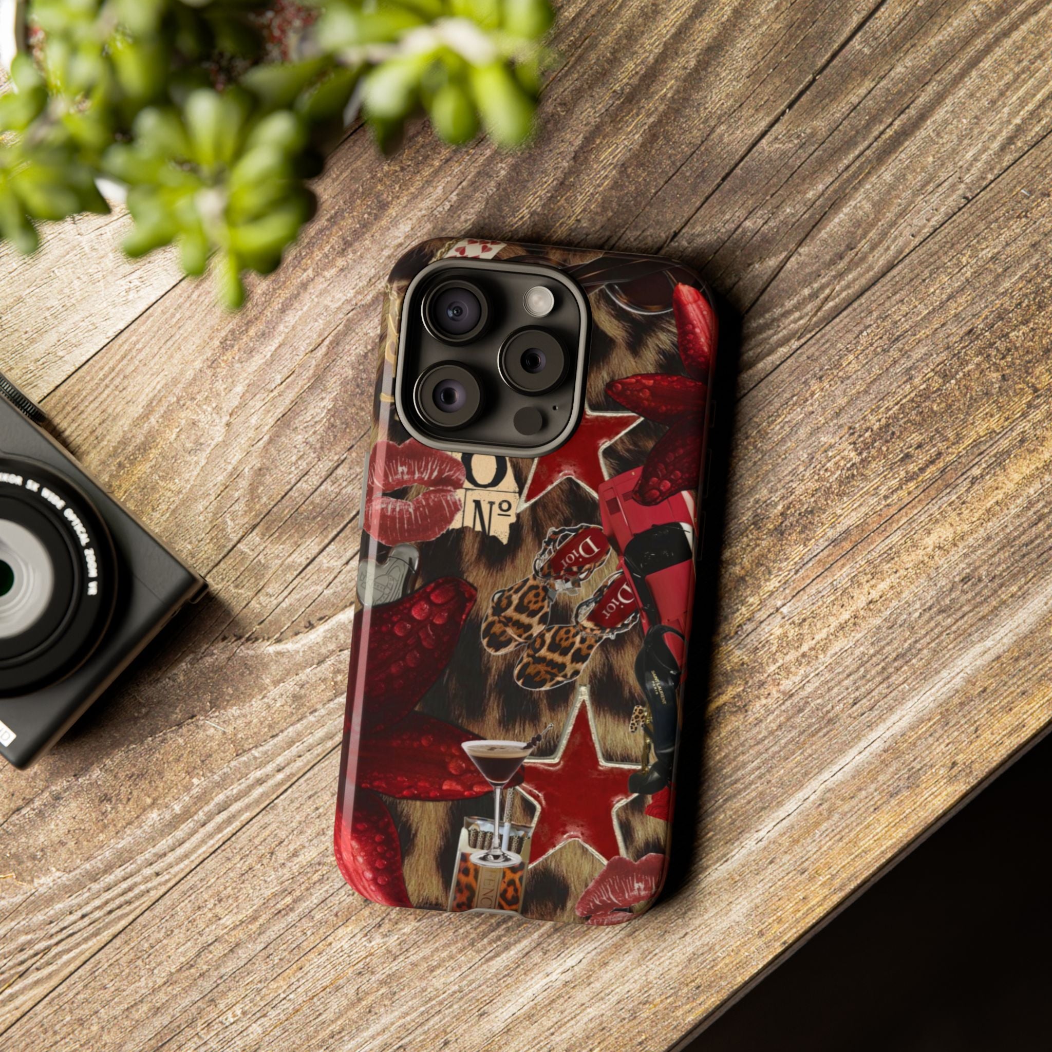 Cheetah Red Phone Case