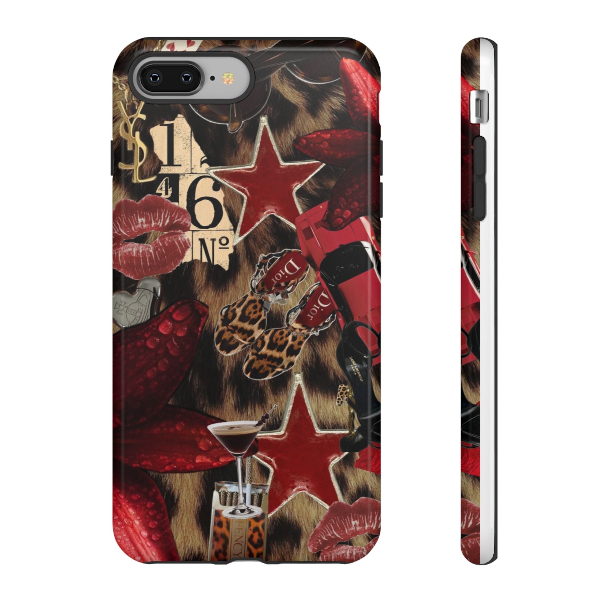 Cheetah Red Phone Case