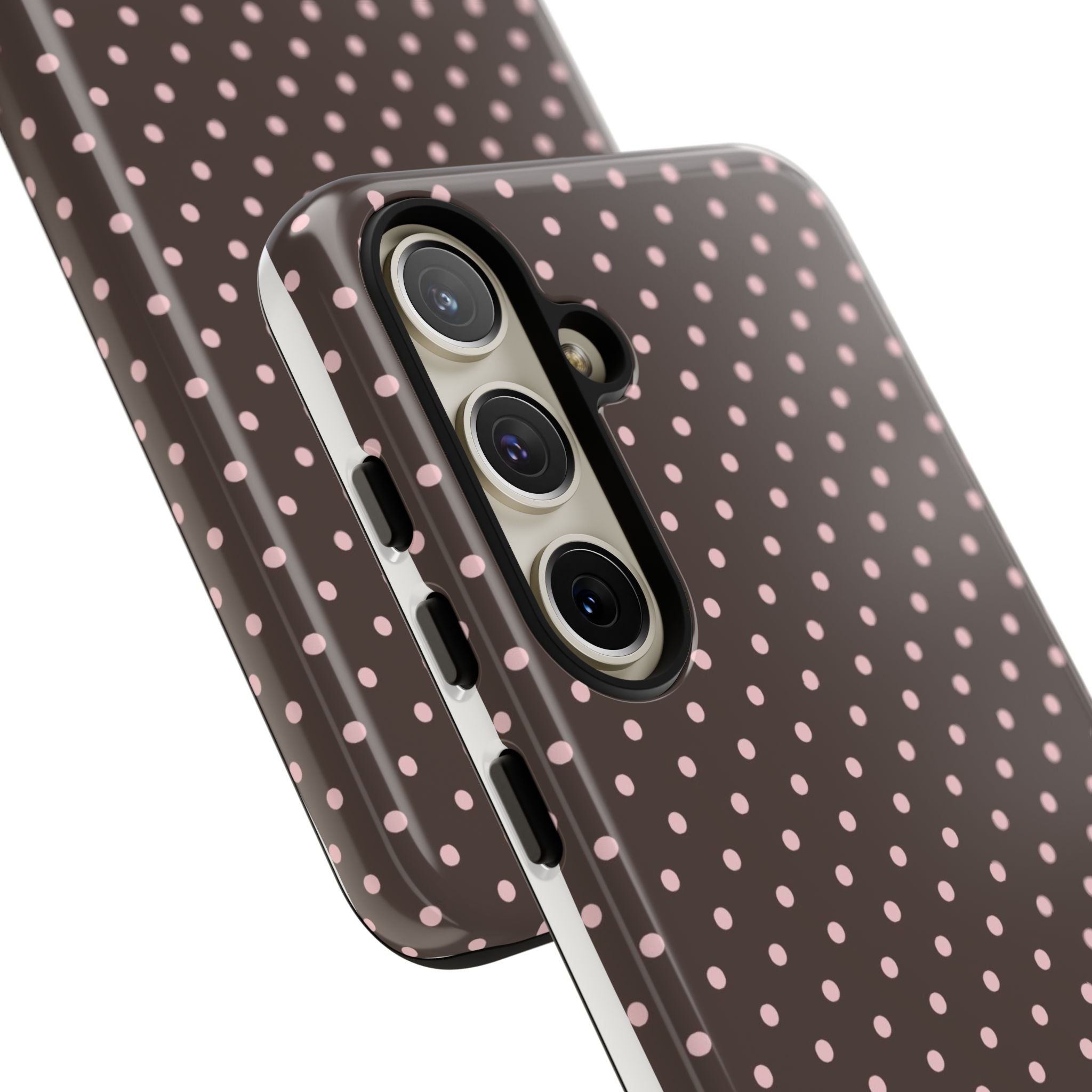 Brown Polka Phone Case