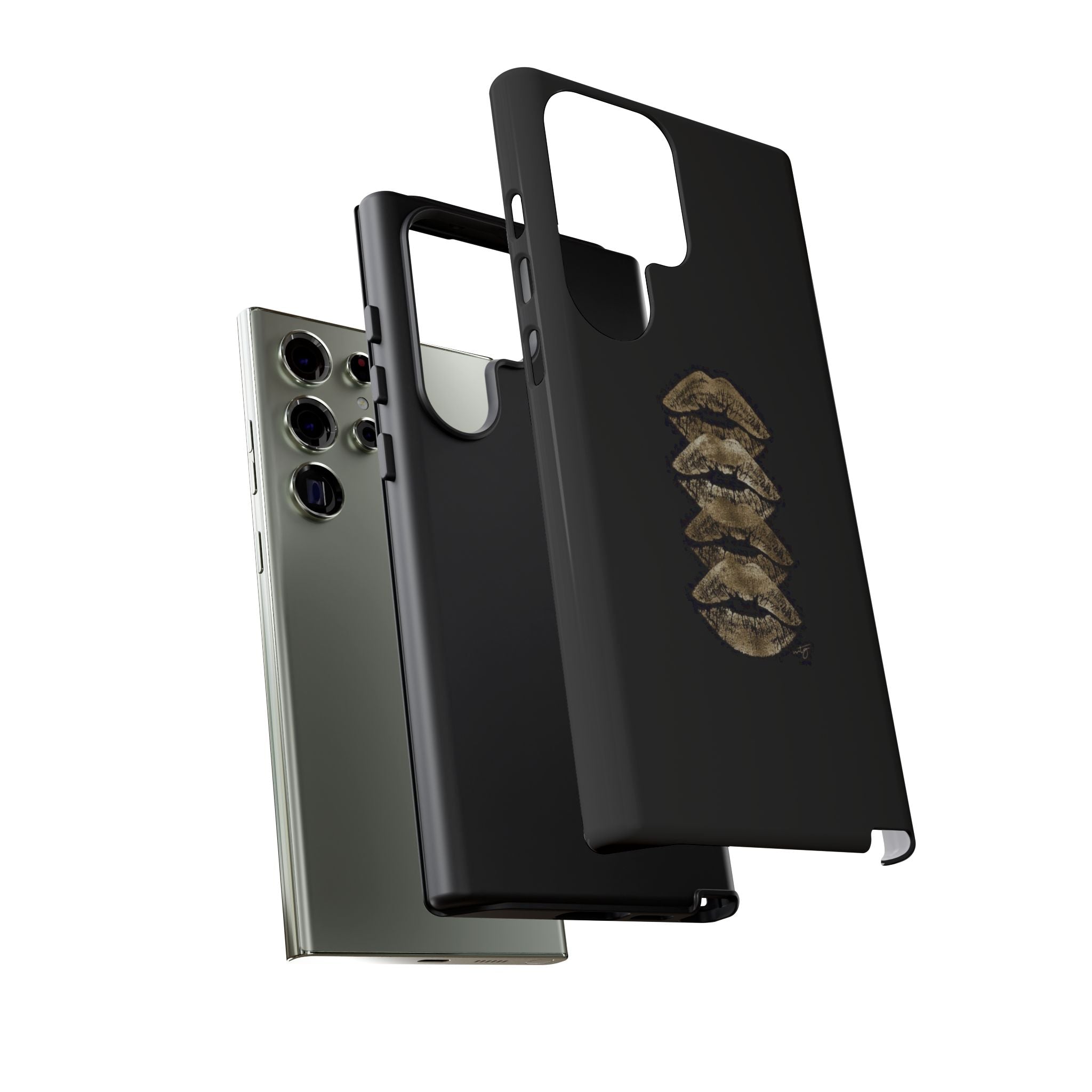 Golden Lipstick Phone Case