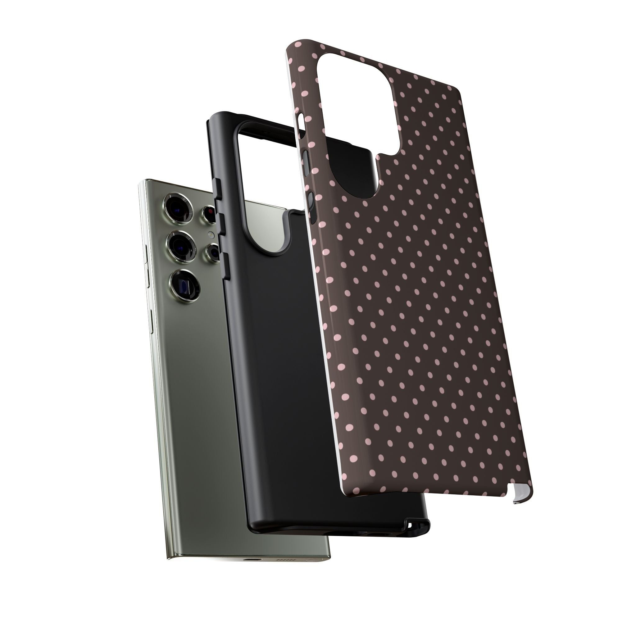 Brown Polka Phone Case