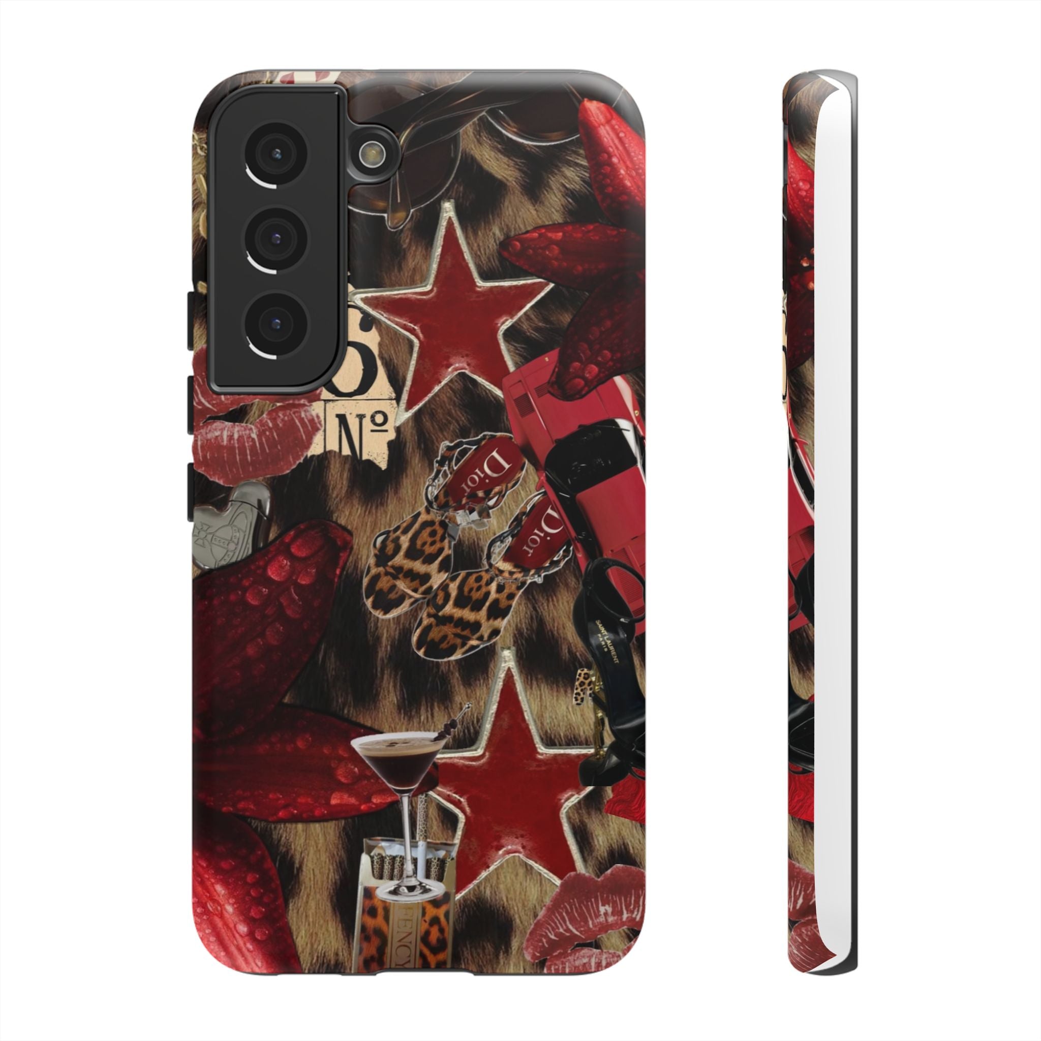 Cheetah Red Phone Case