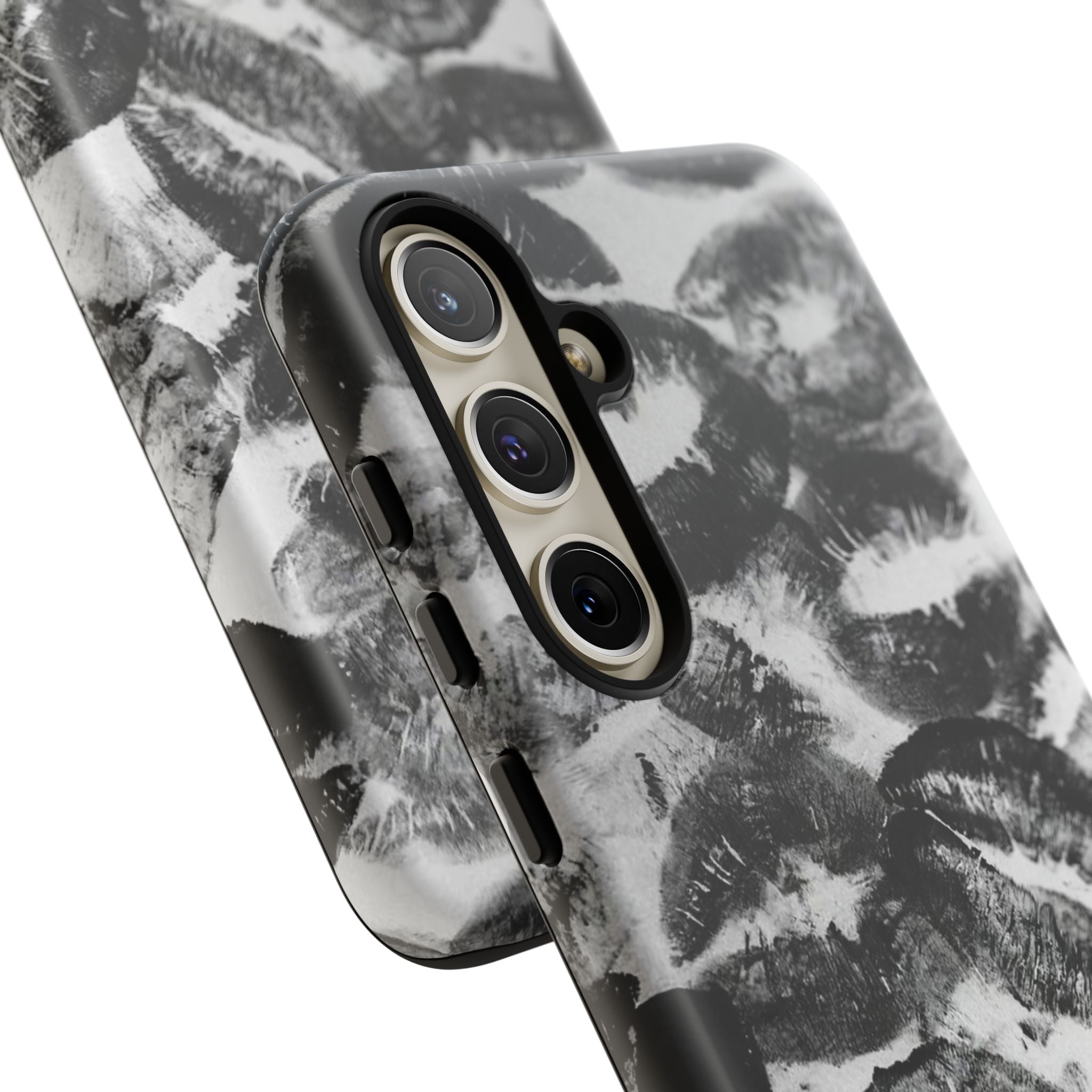 Black and Kiss Design Phone Case