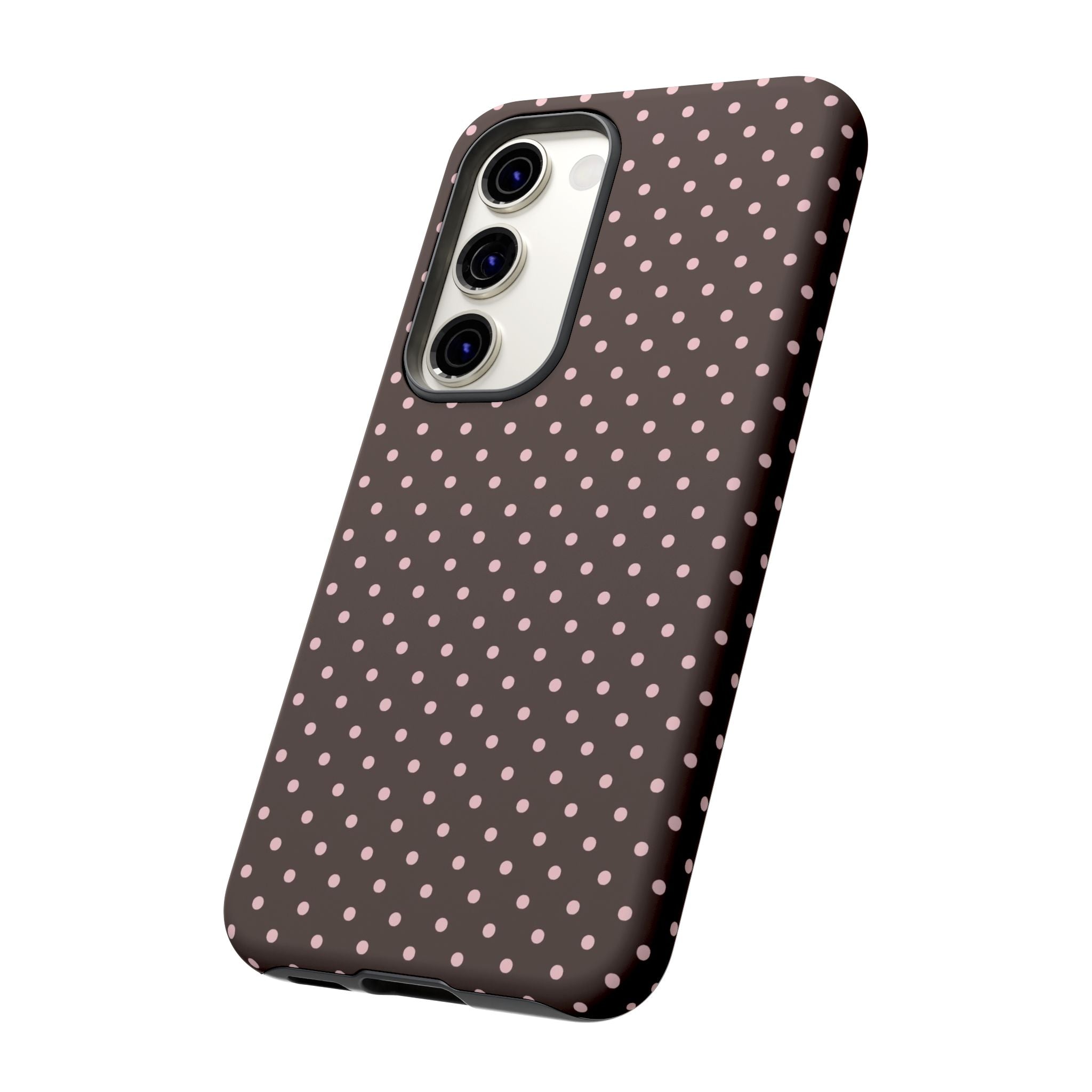 Brown Polka Phone Case