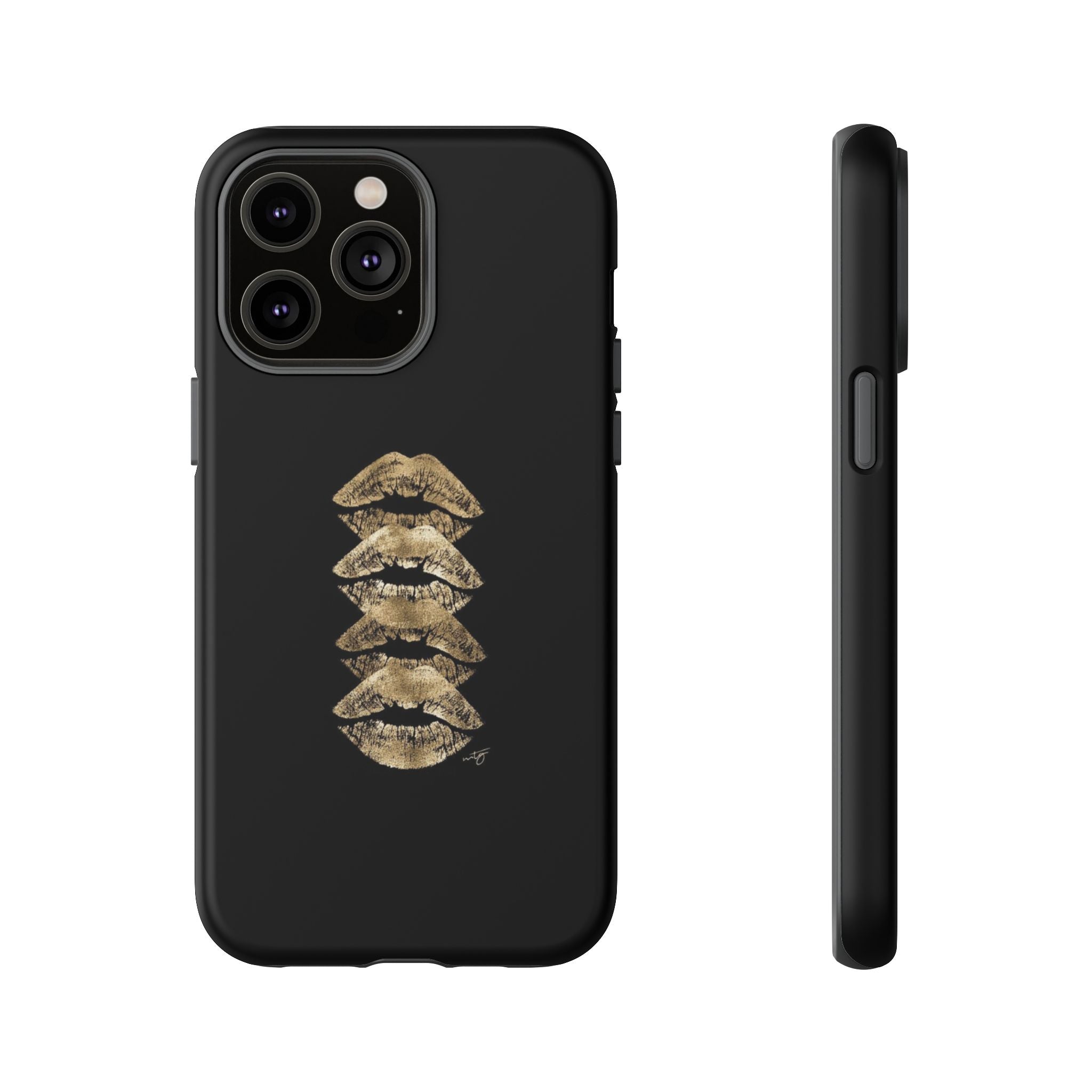 Golden Lipstick Phone Case