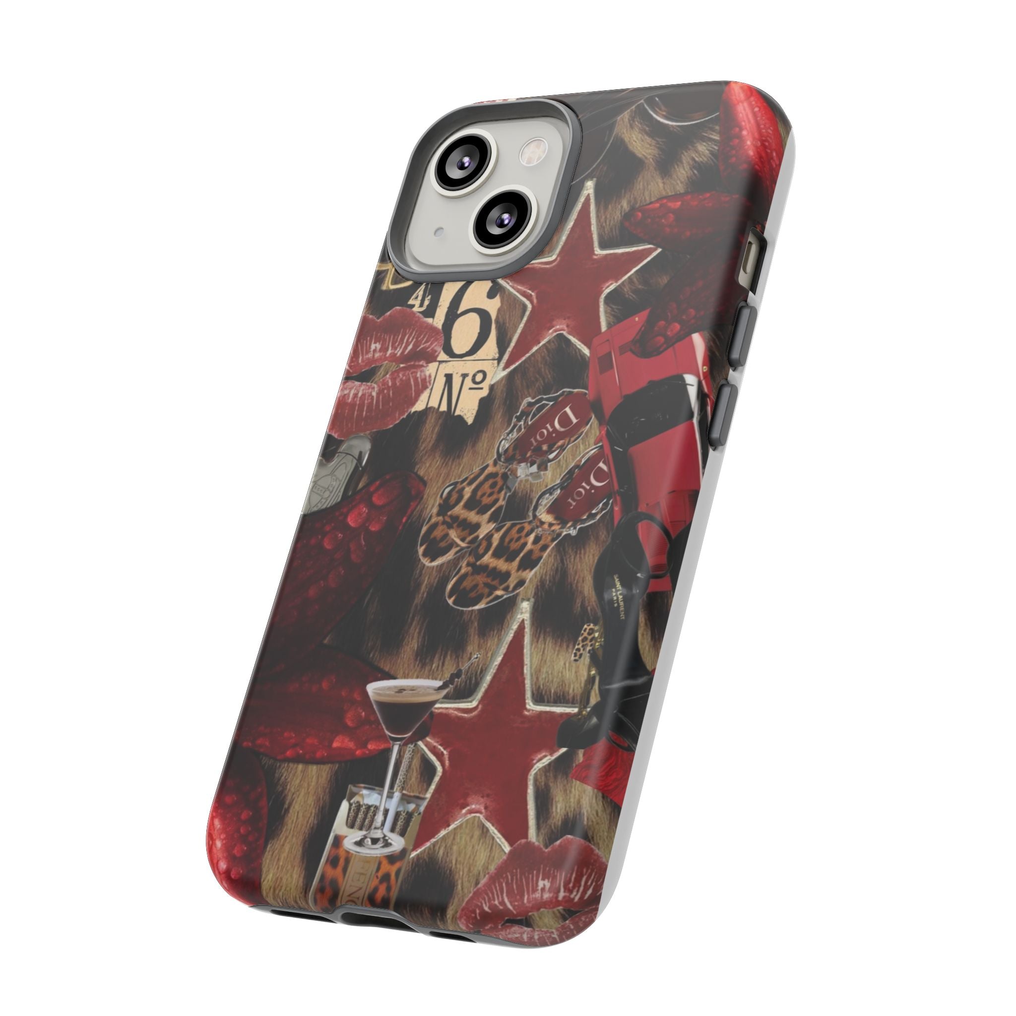 Cheetah Red Phone Case