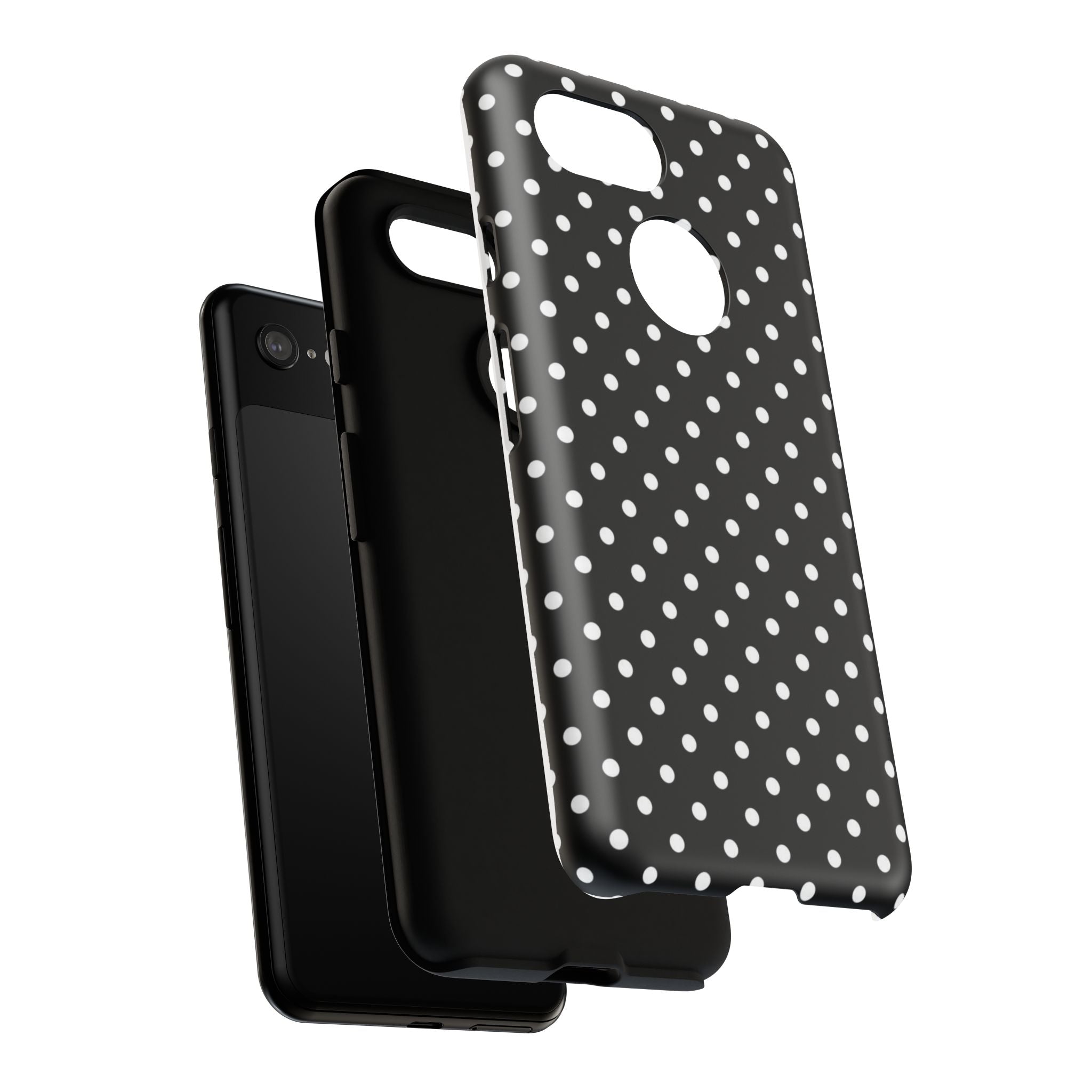Black Polka Dot Phone Case