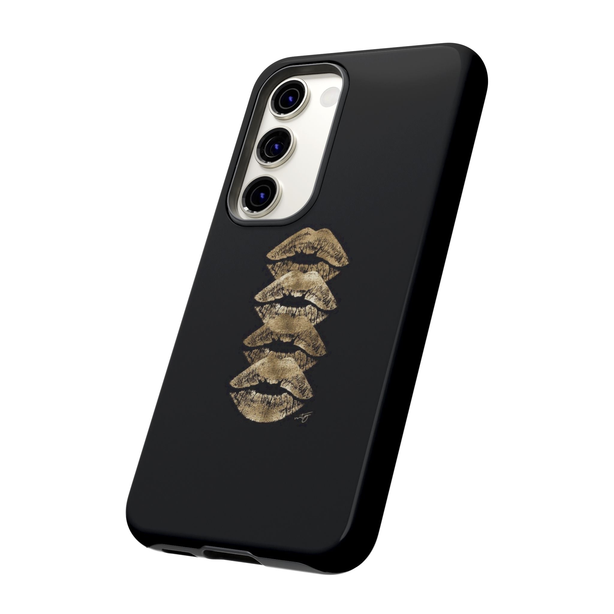 Golden Lipstick Phone Case