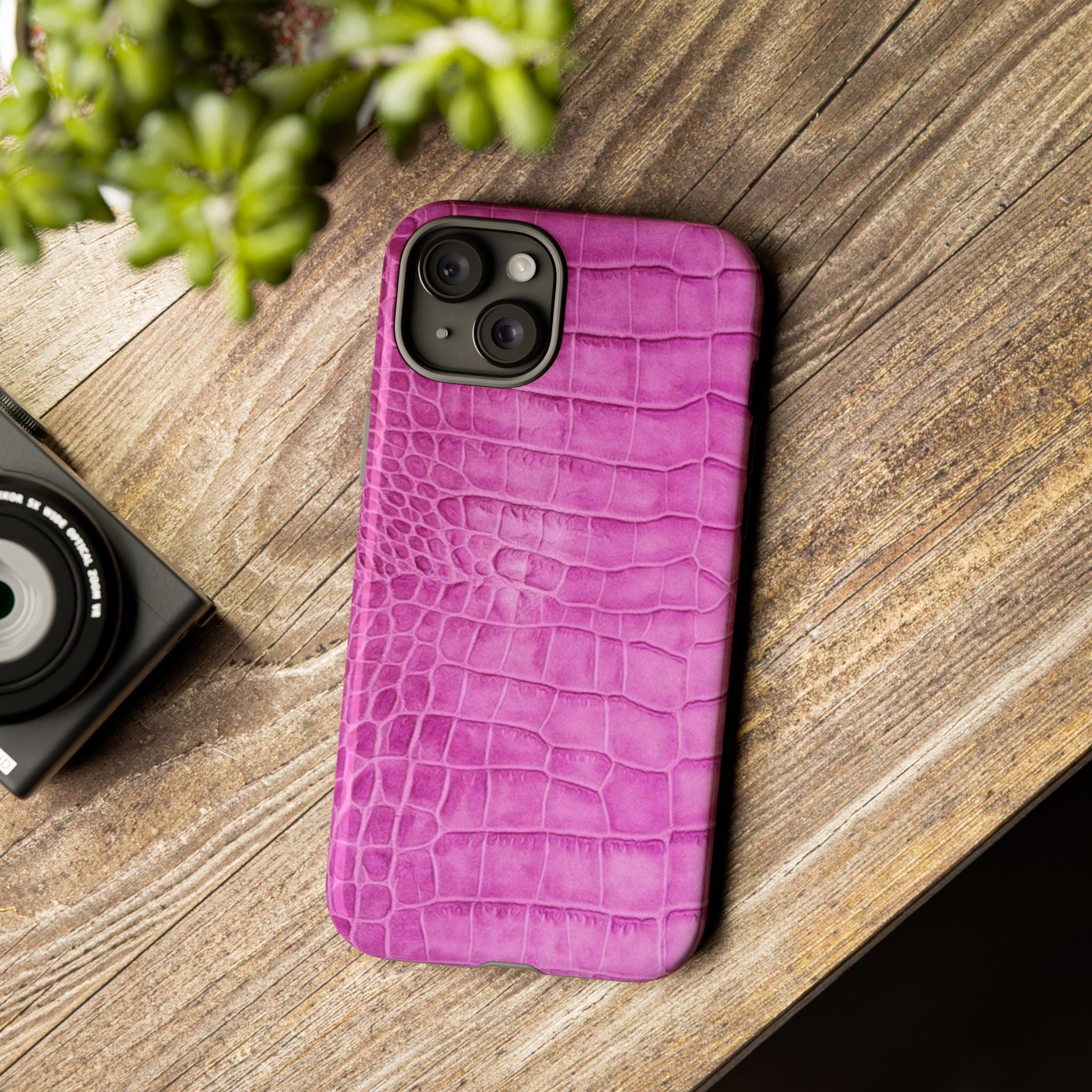 Purple Croc Phone Case