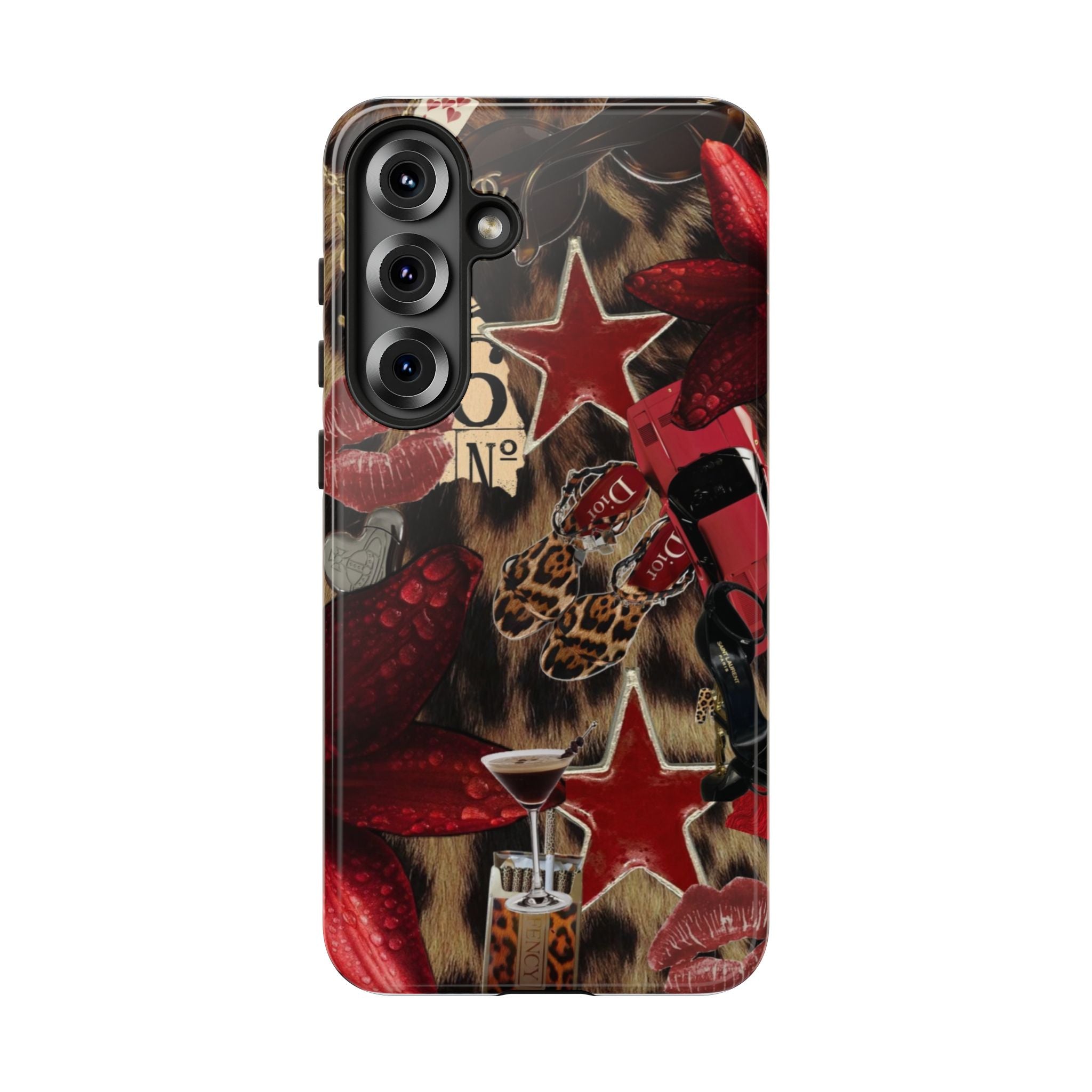 Cheetah Red Phone Case