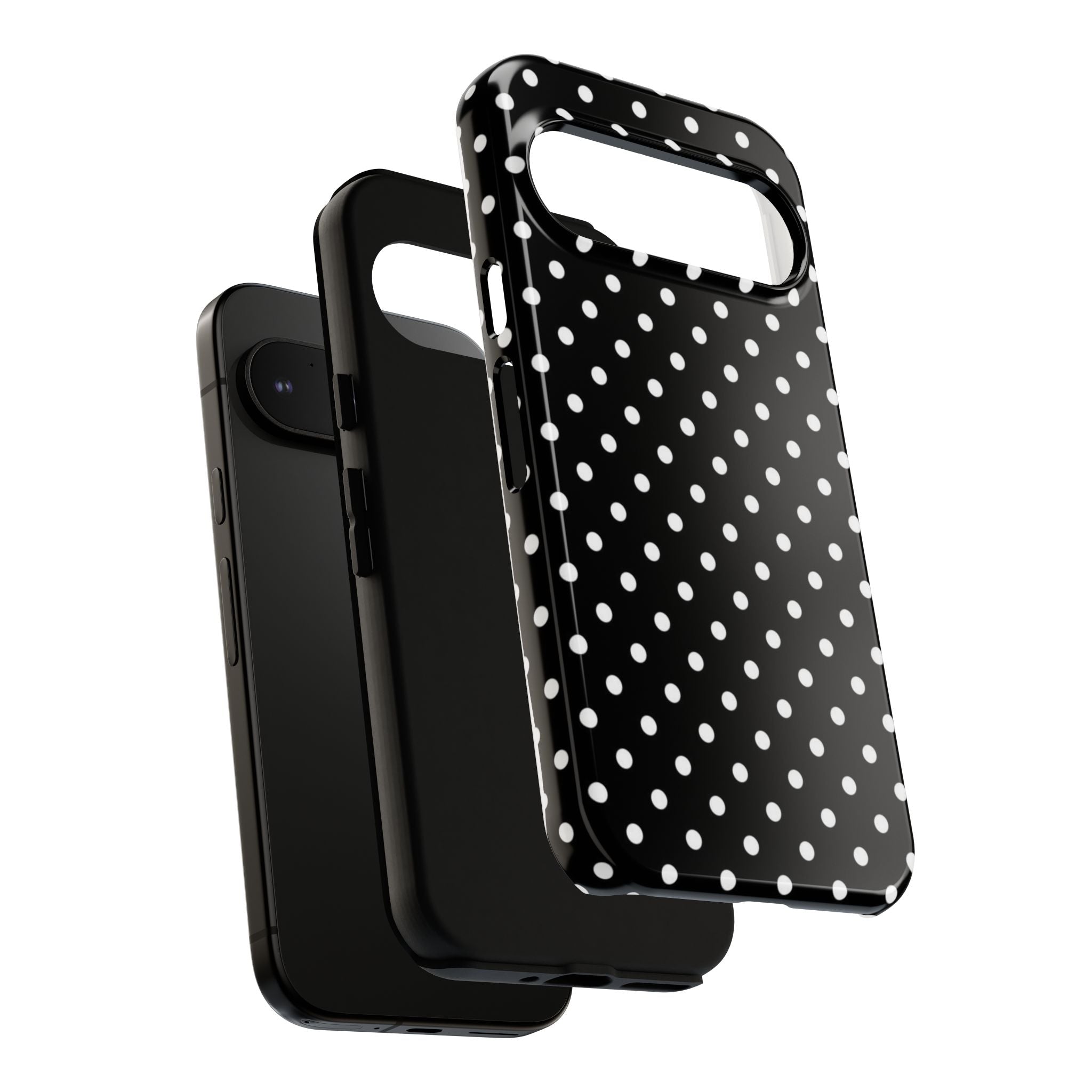 Black Polka Dot Phone Case