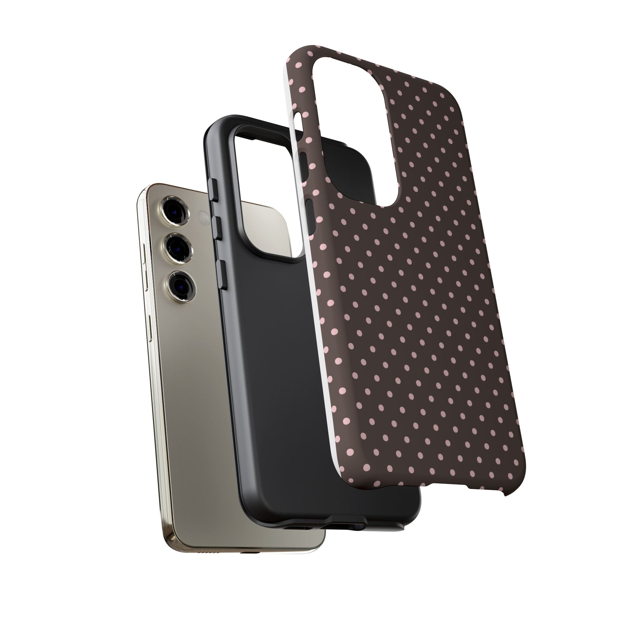 Brown Polka Phone Case