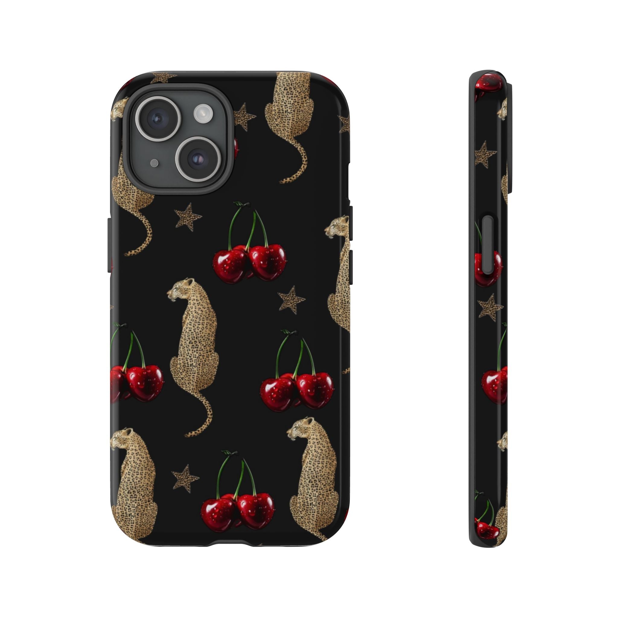 Leopards & Cherries Phone Case