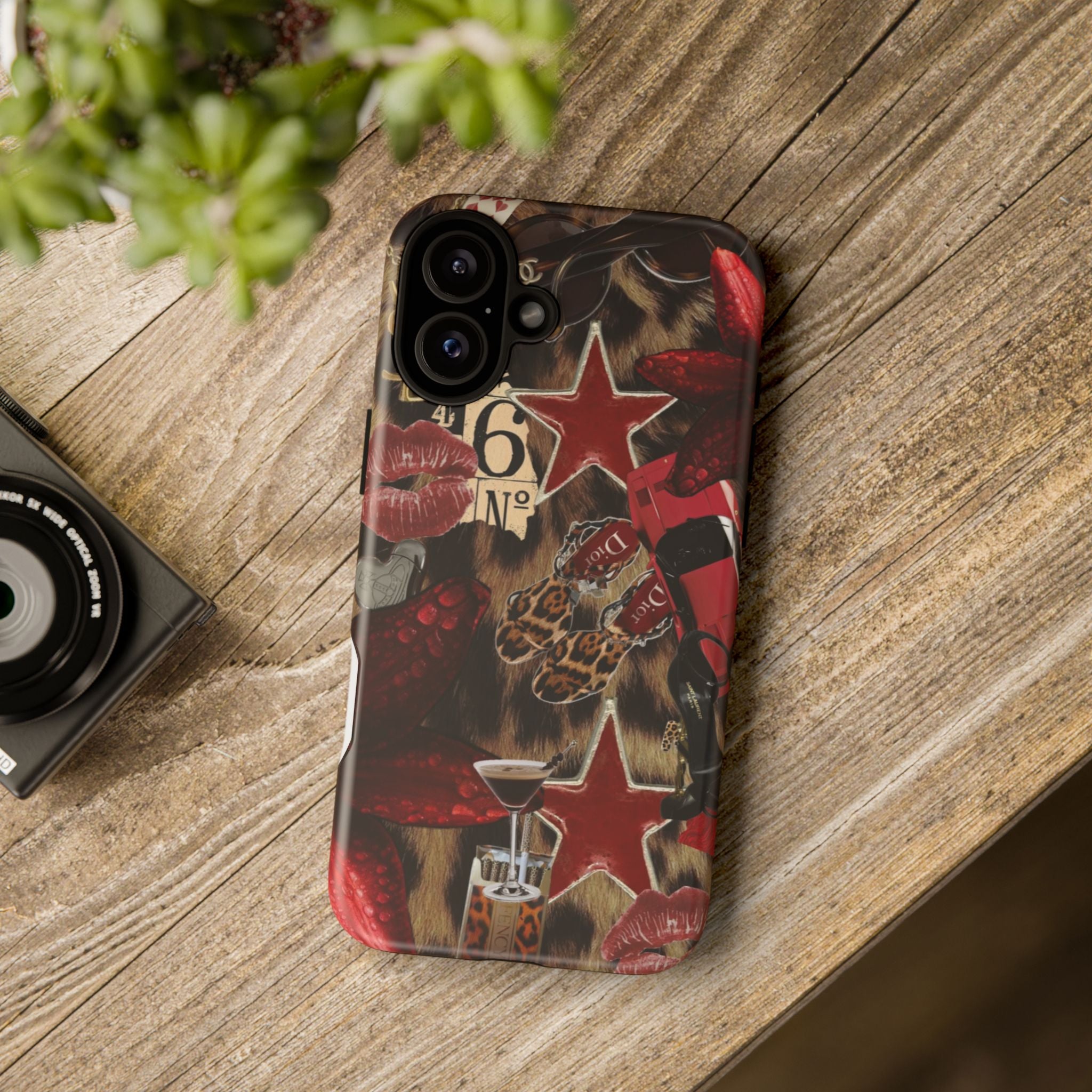 Cheetah Red Phone Case