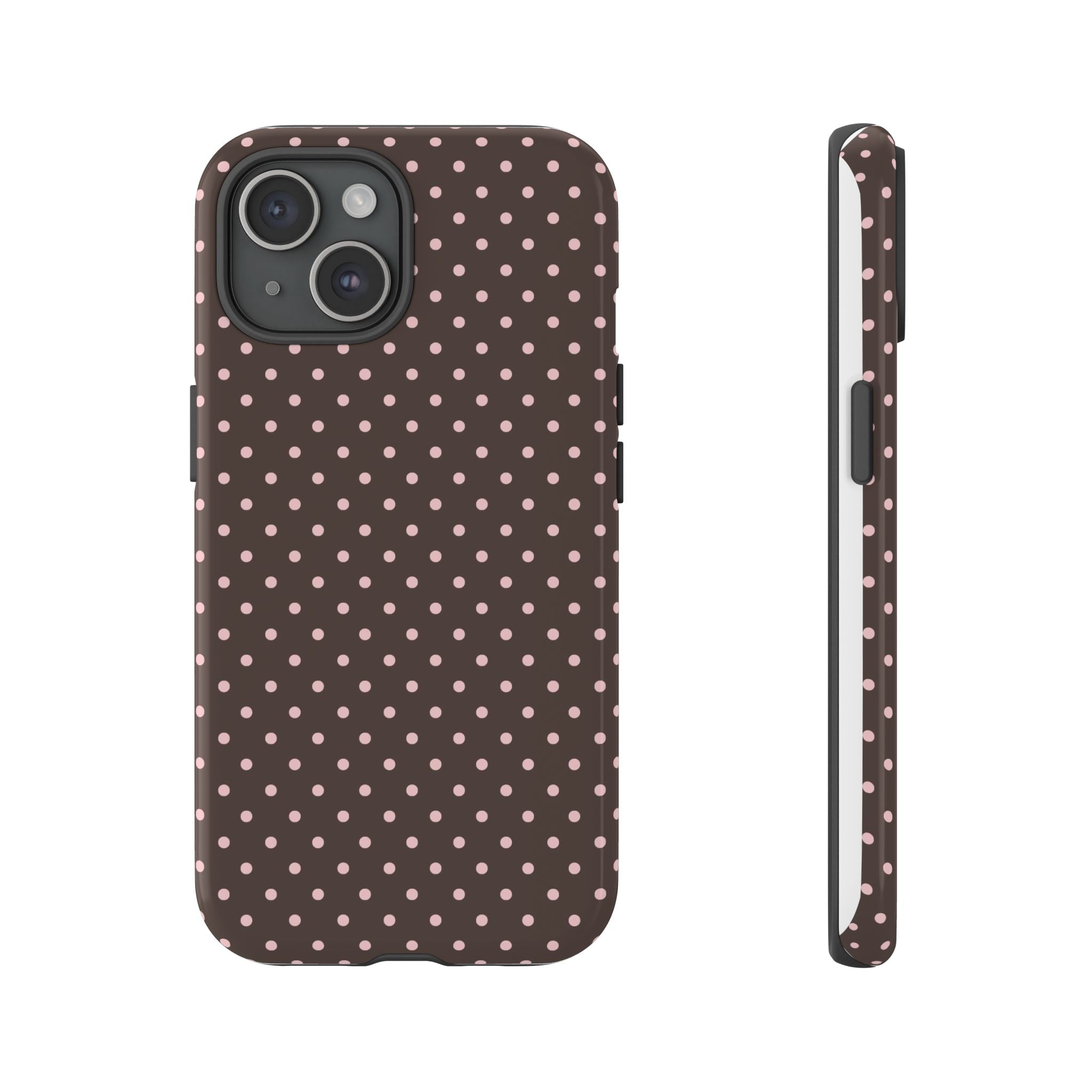 Brown Polka Phone Case