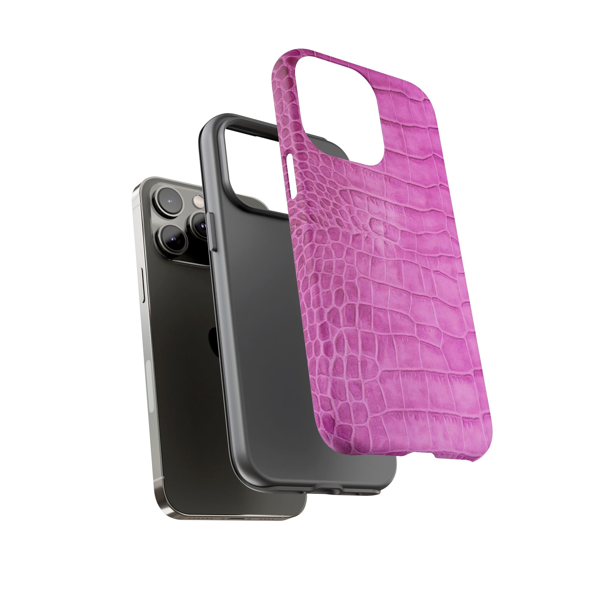 Purple Croc Phone Case