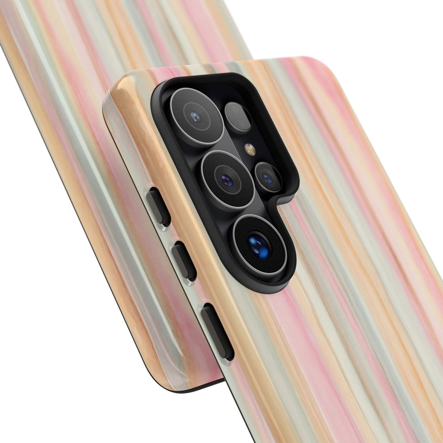 Pastel Watercolor Stripe Tough Case