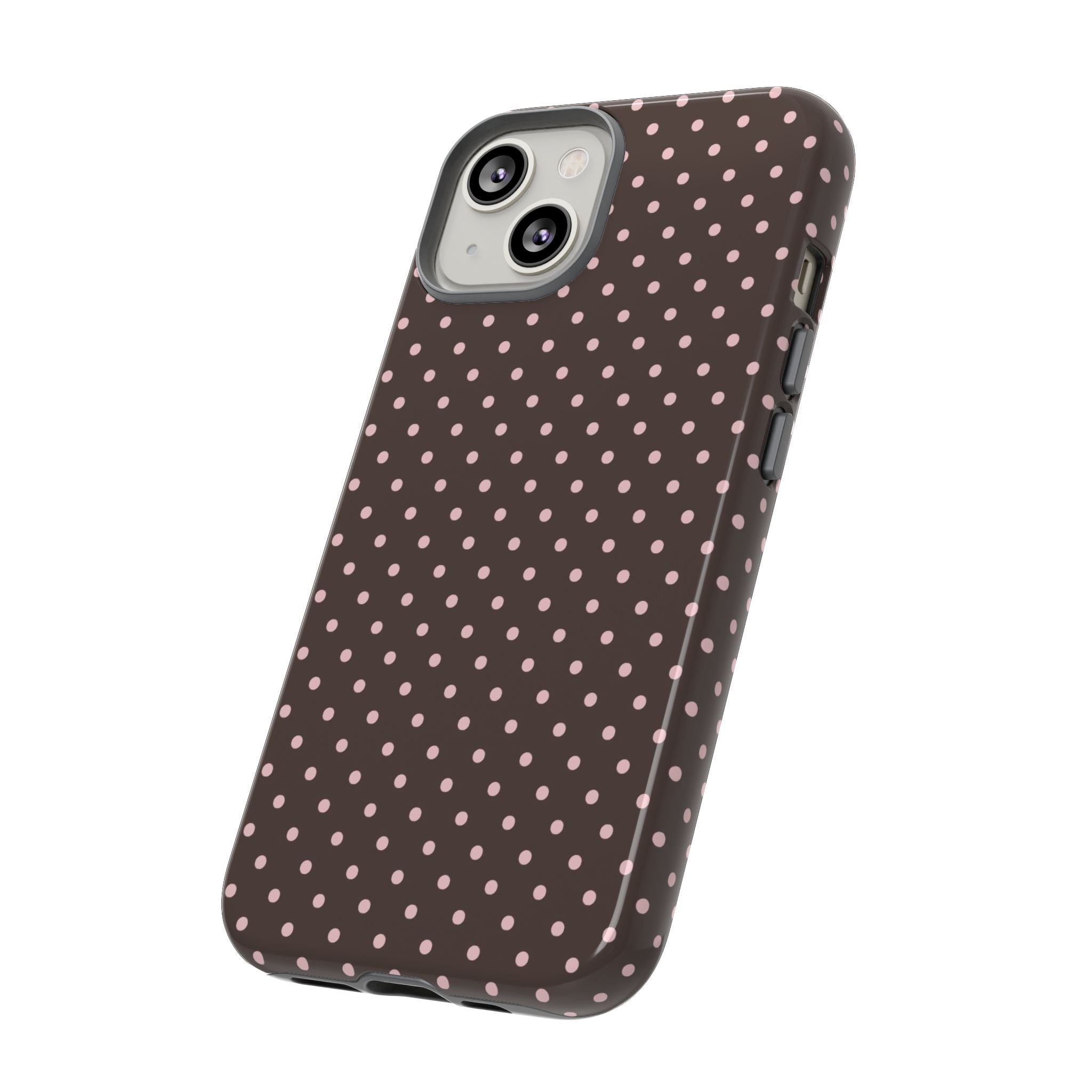 Brown Polka Phone Case