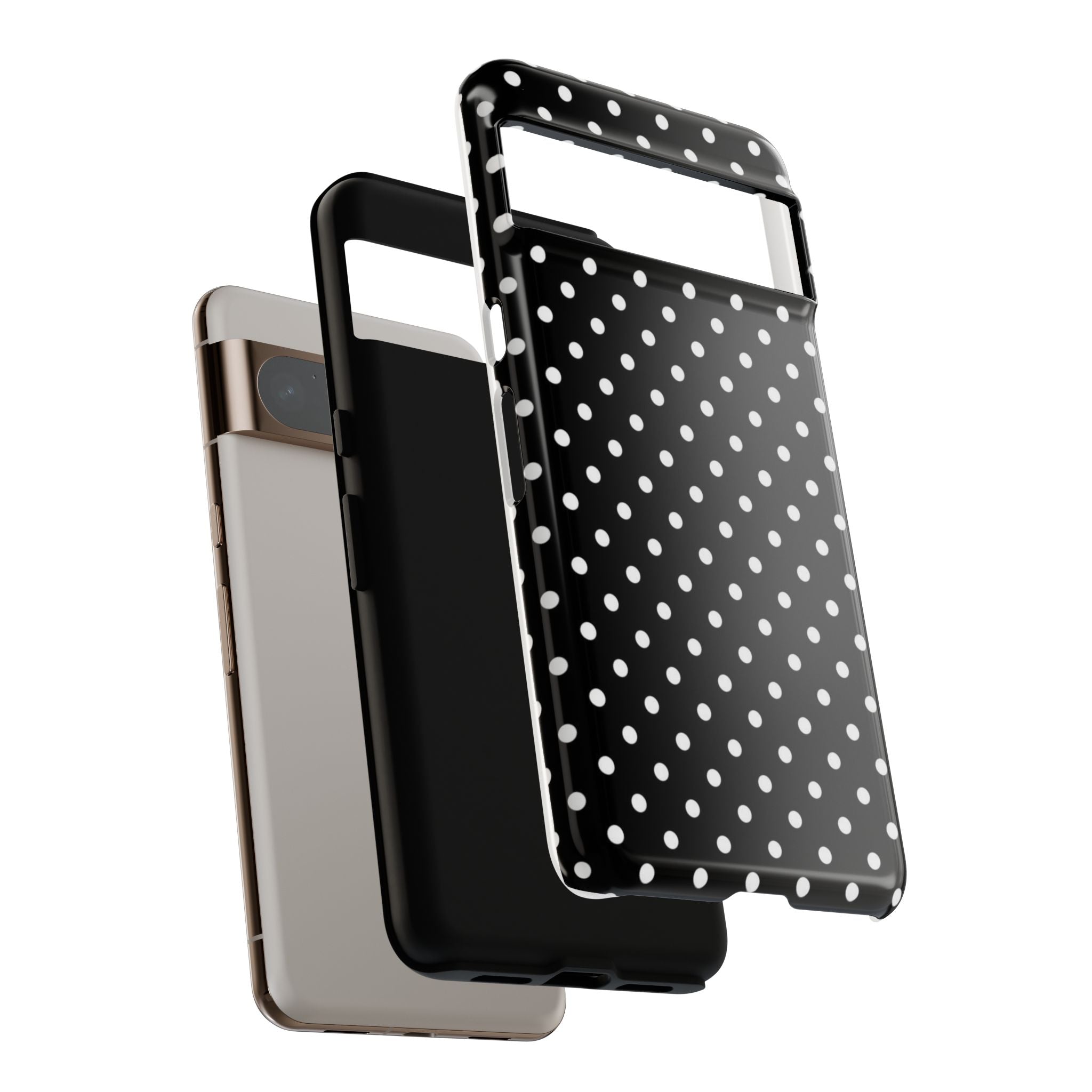 Black Polka Dot Phone Case
