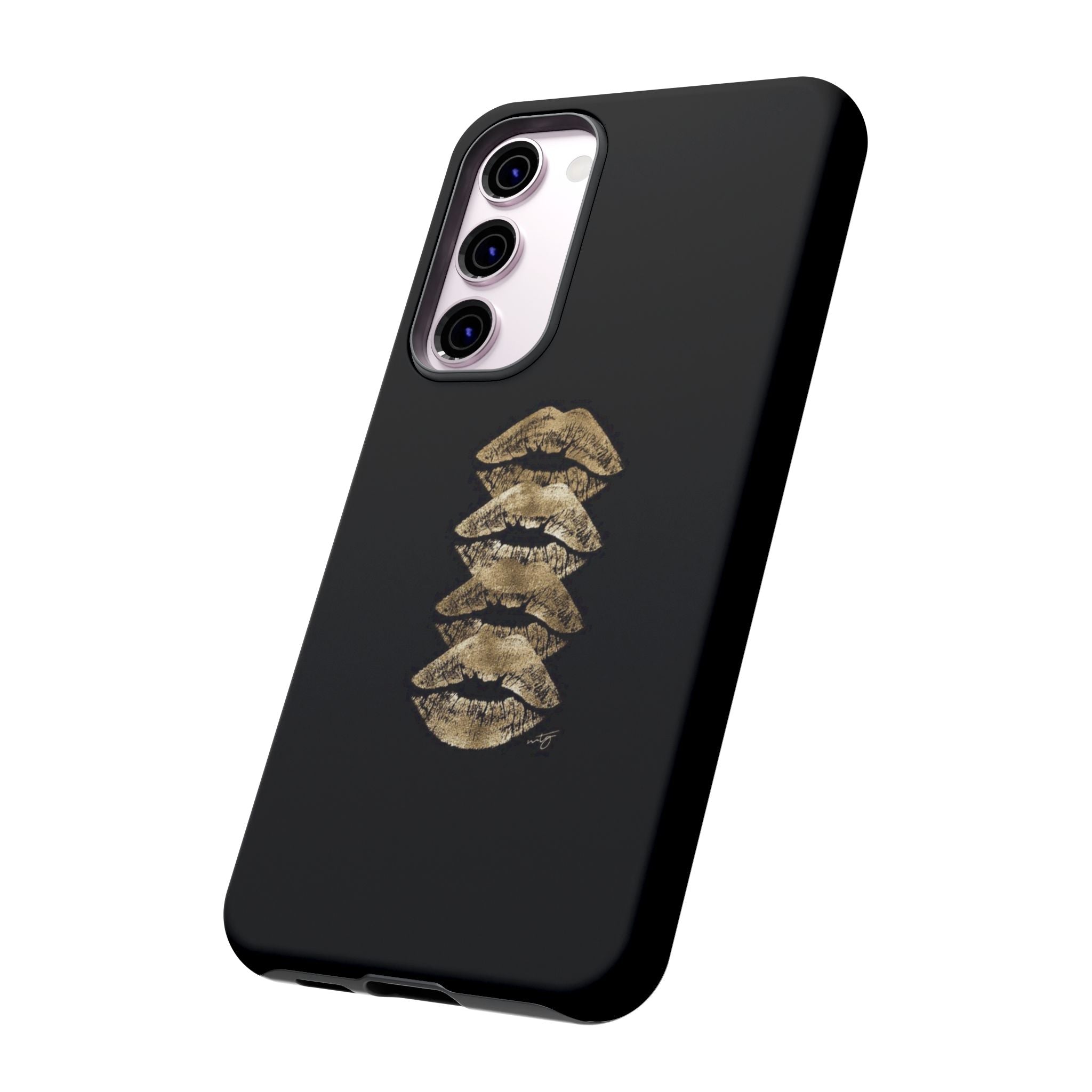 Golden Lipstick Phone Case