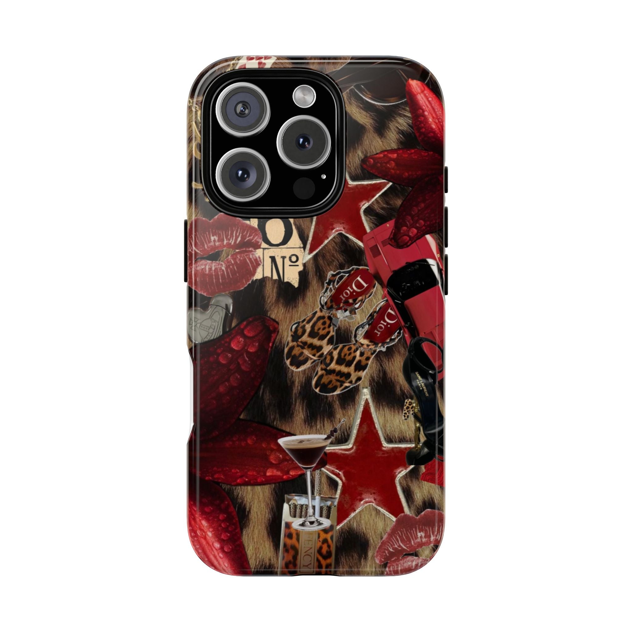 Cheetah Red Phone Case