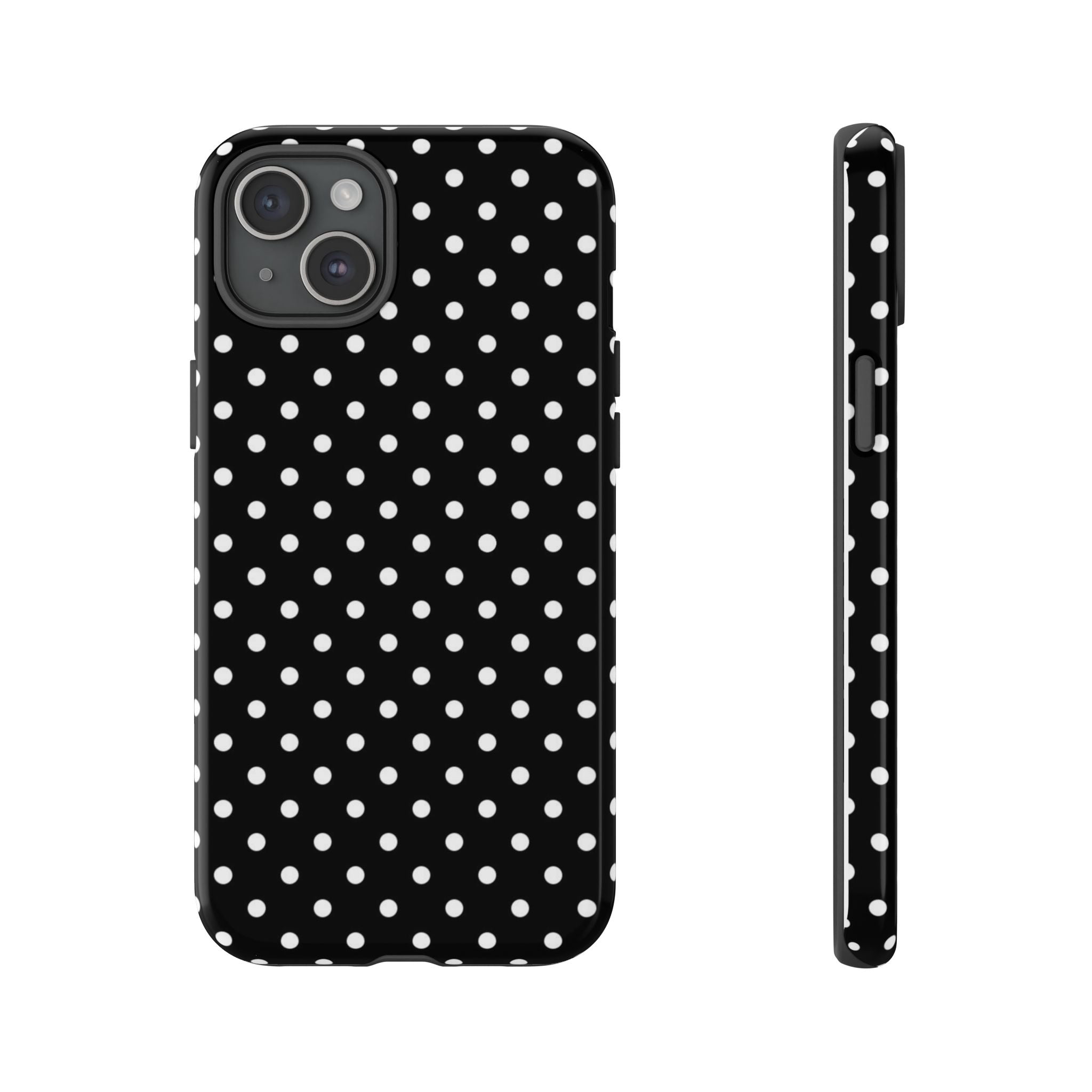 Black Polka Dot Phone Case