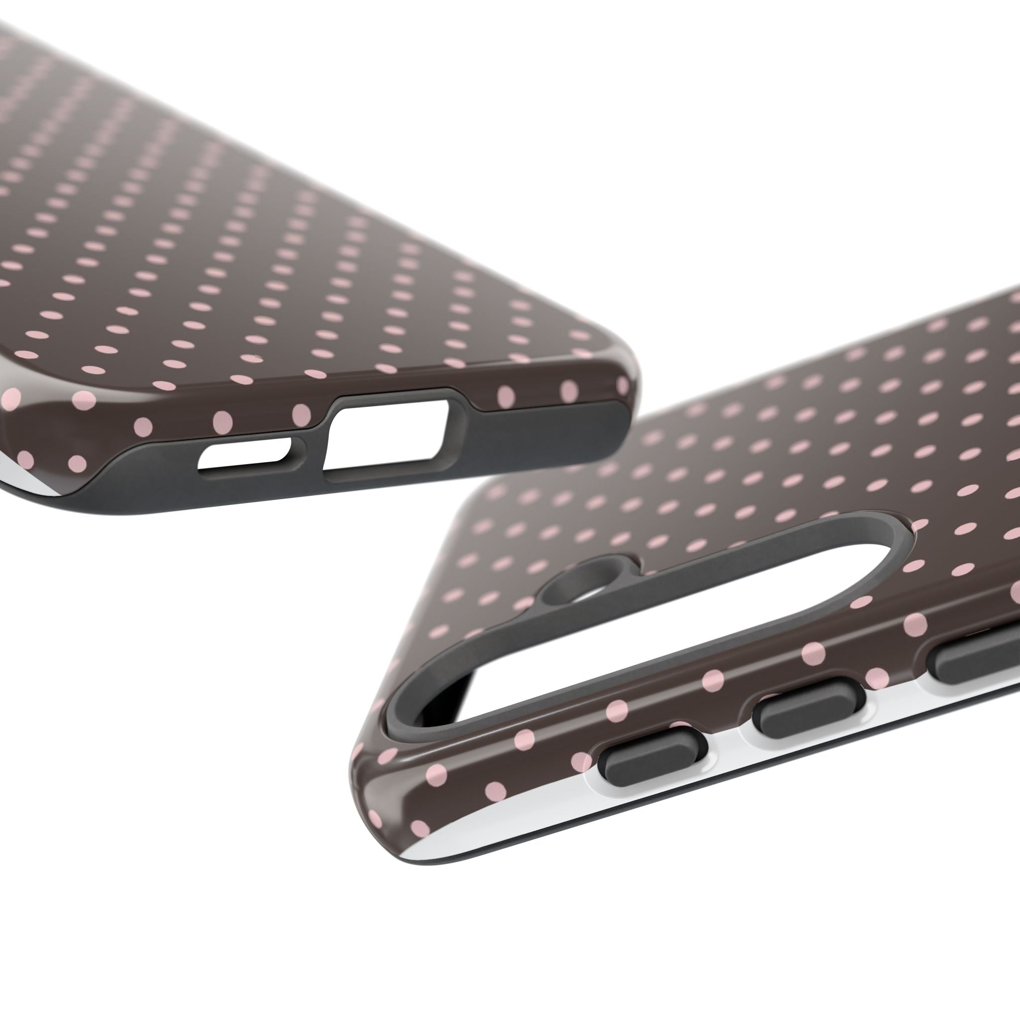 Brown Polka Phone Case