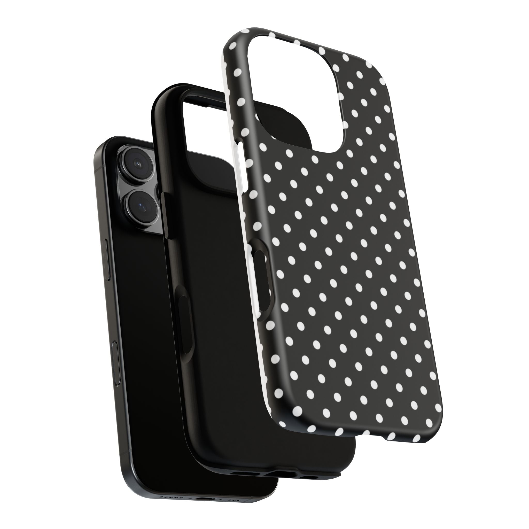 Black Polka Dot Phone Case
