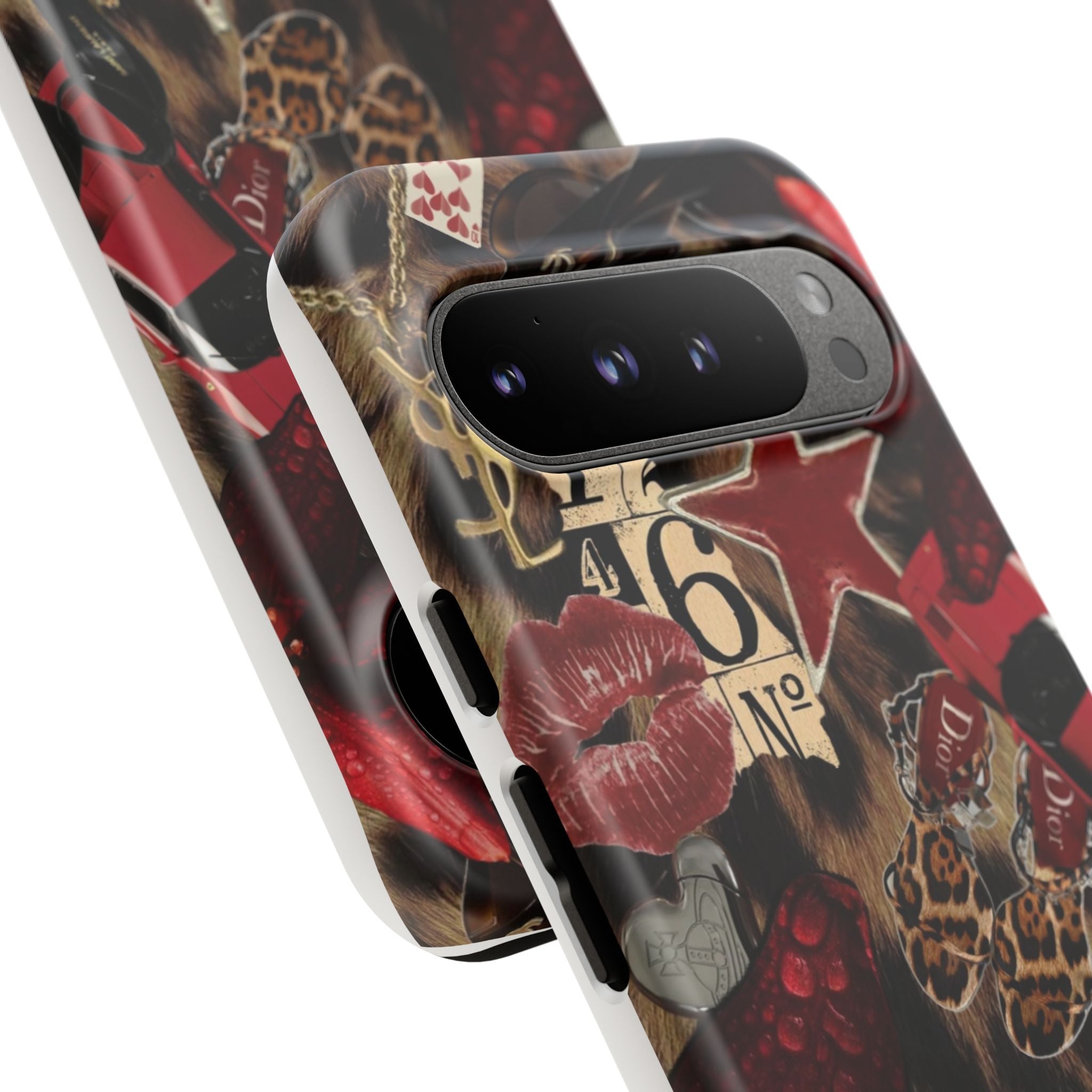 Cheetah Red Phone Case