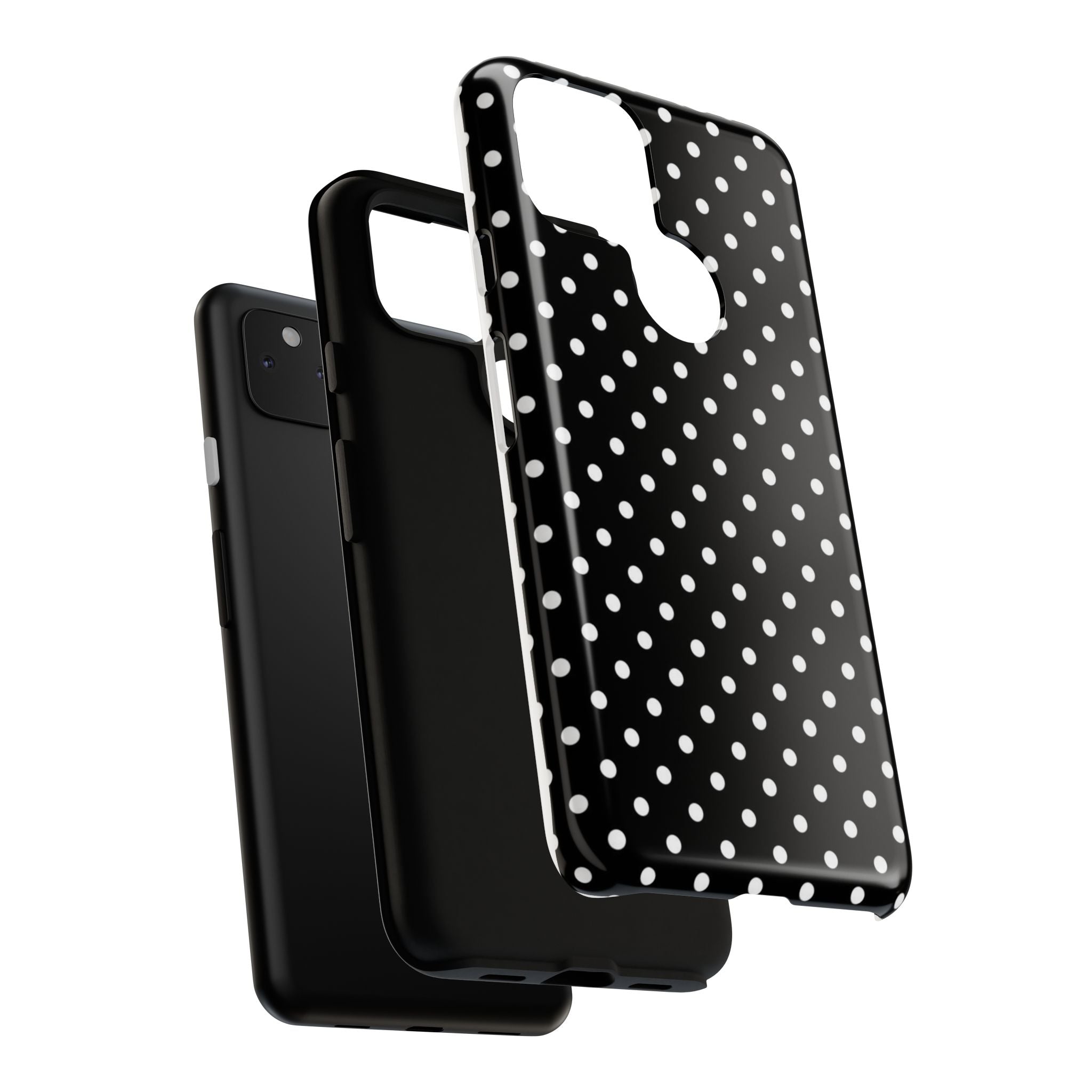 Black Polka Dot Phone Case