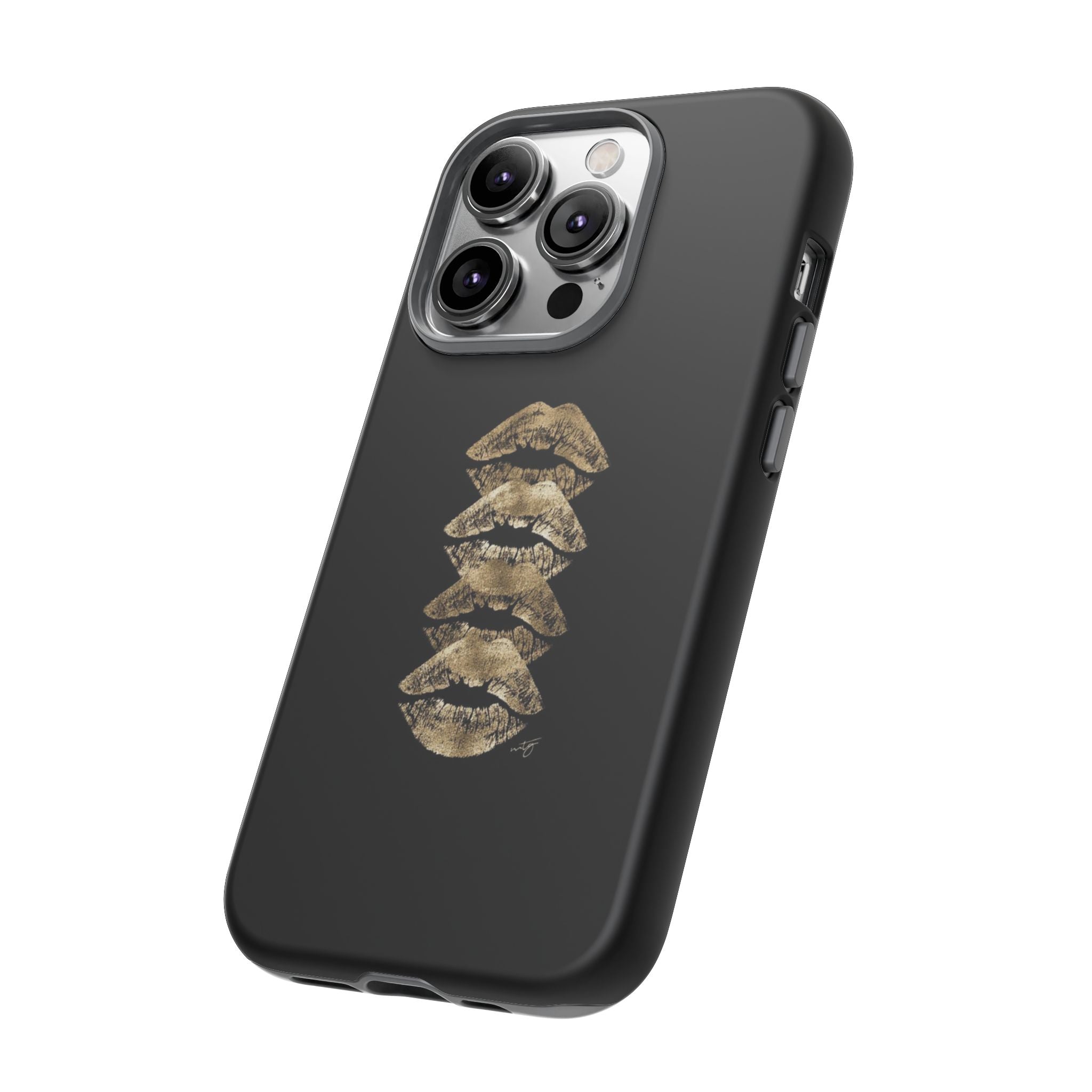 Golden Lipstick Phone Case