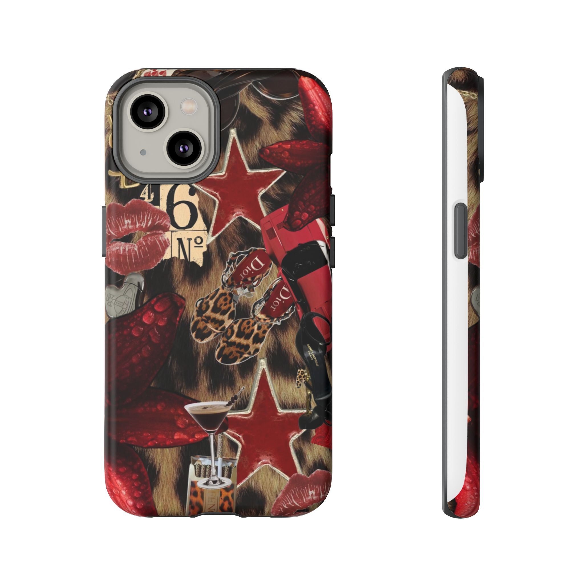 Cheetah Red Phone Case