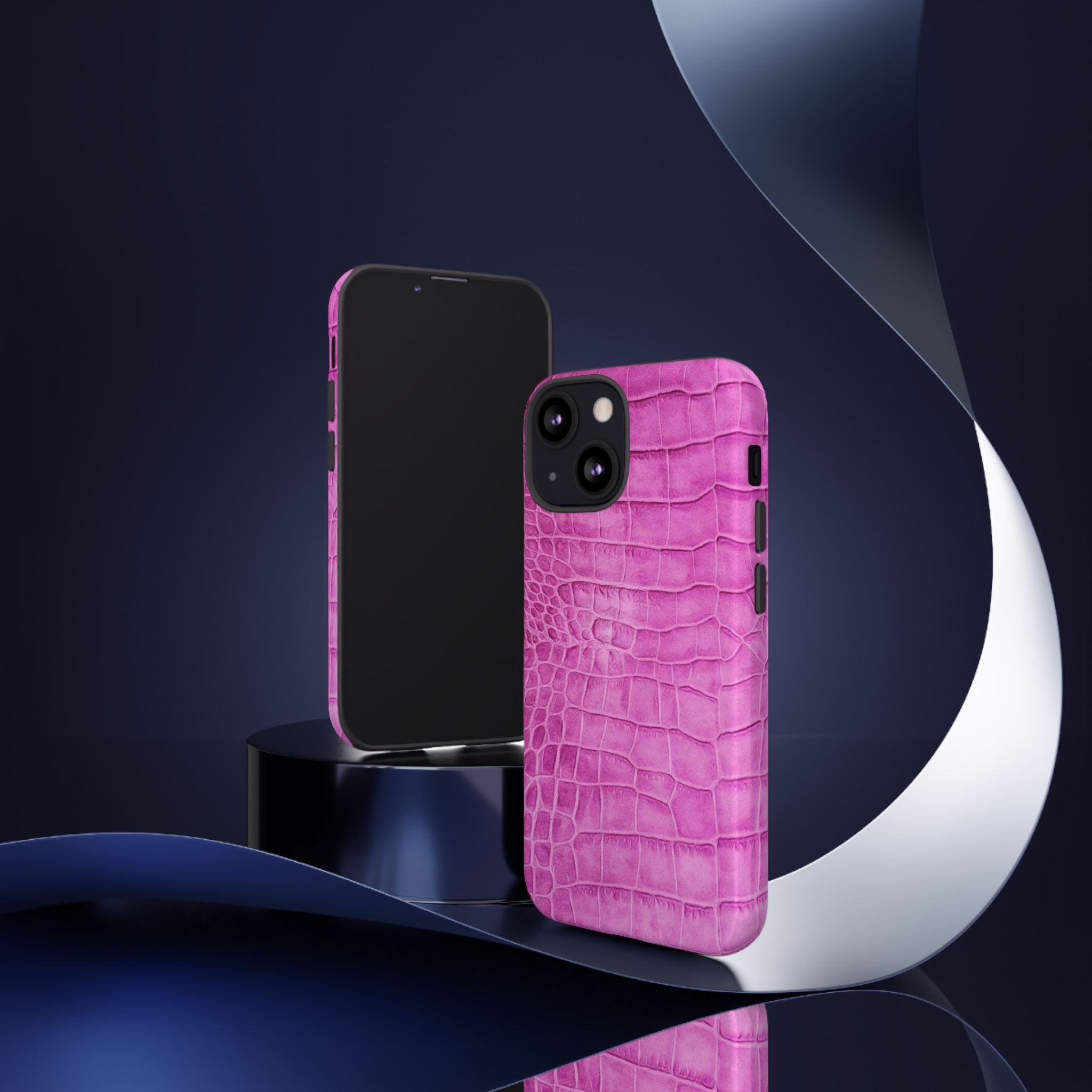 Purple Croc Phone Case
