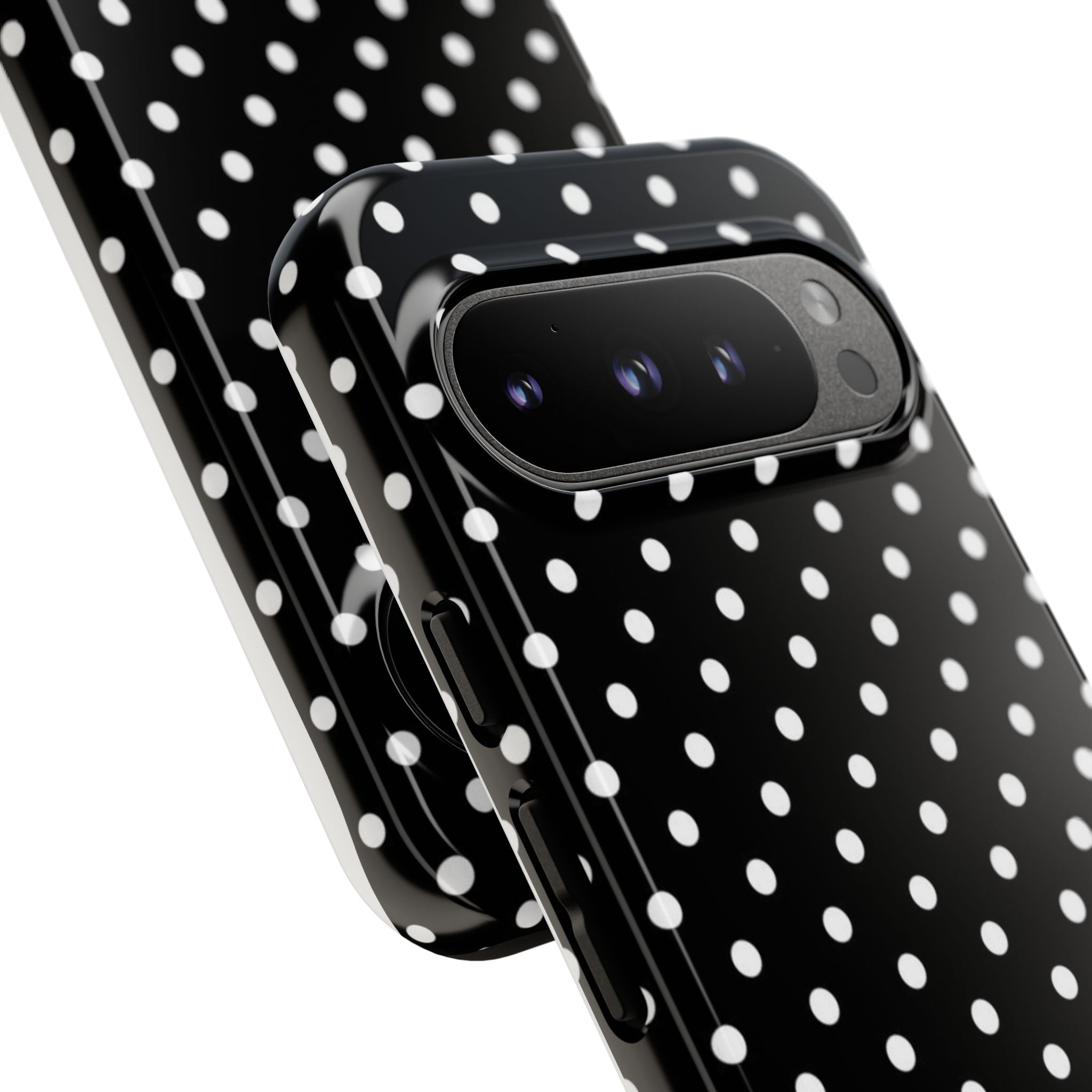 Black Polka Dot Phone Case