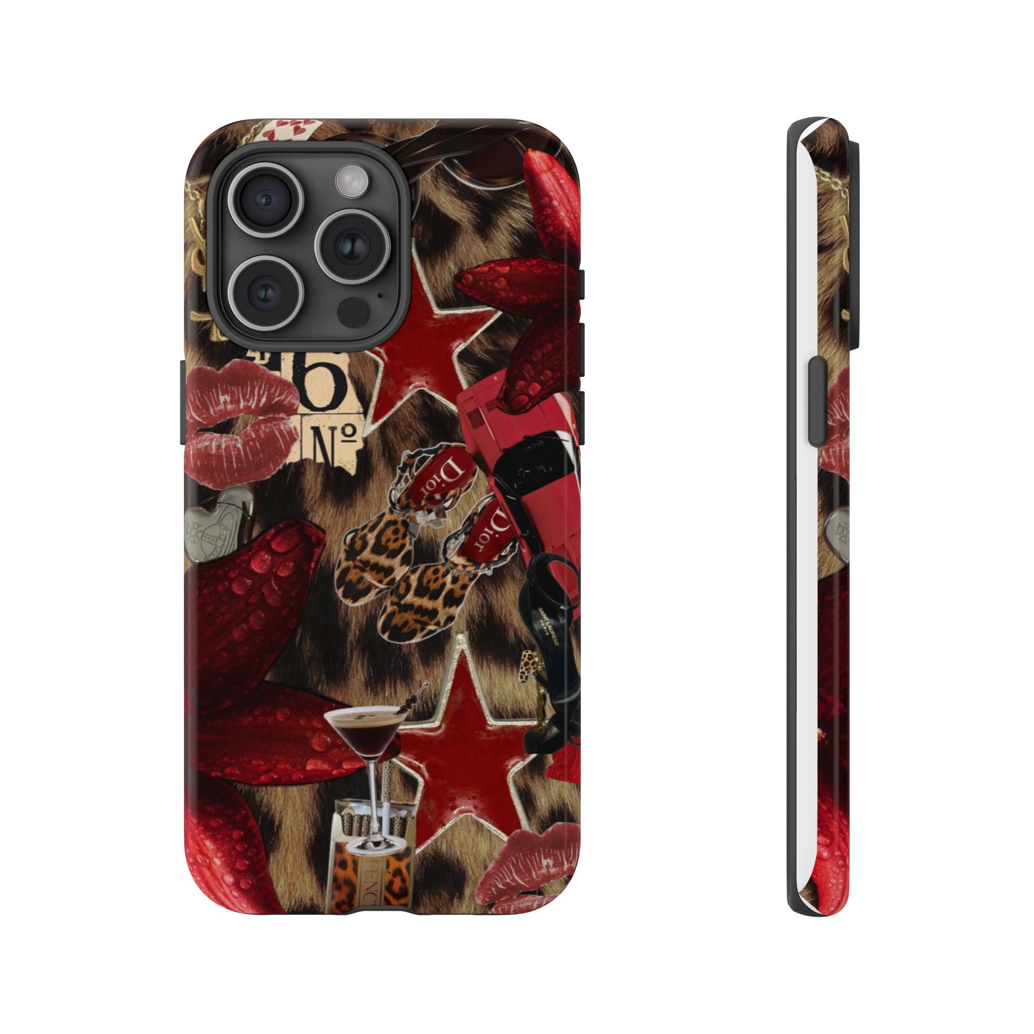 Cheetah Red Phone Case