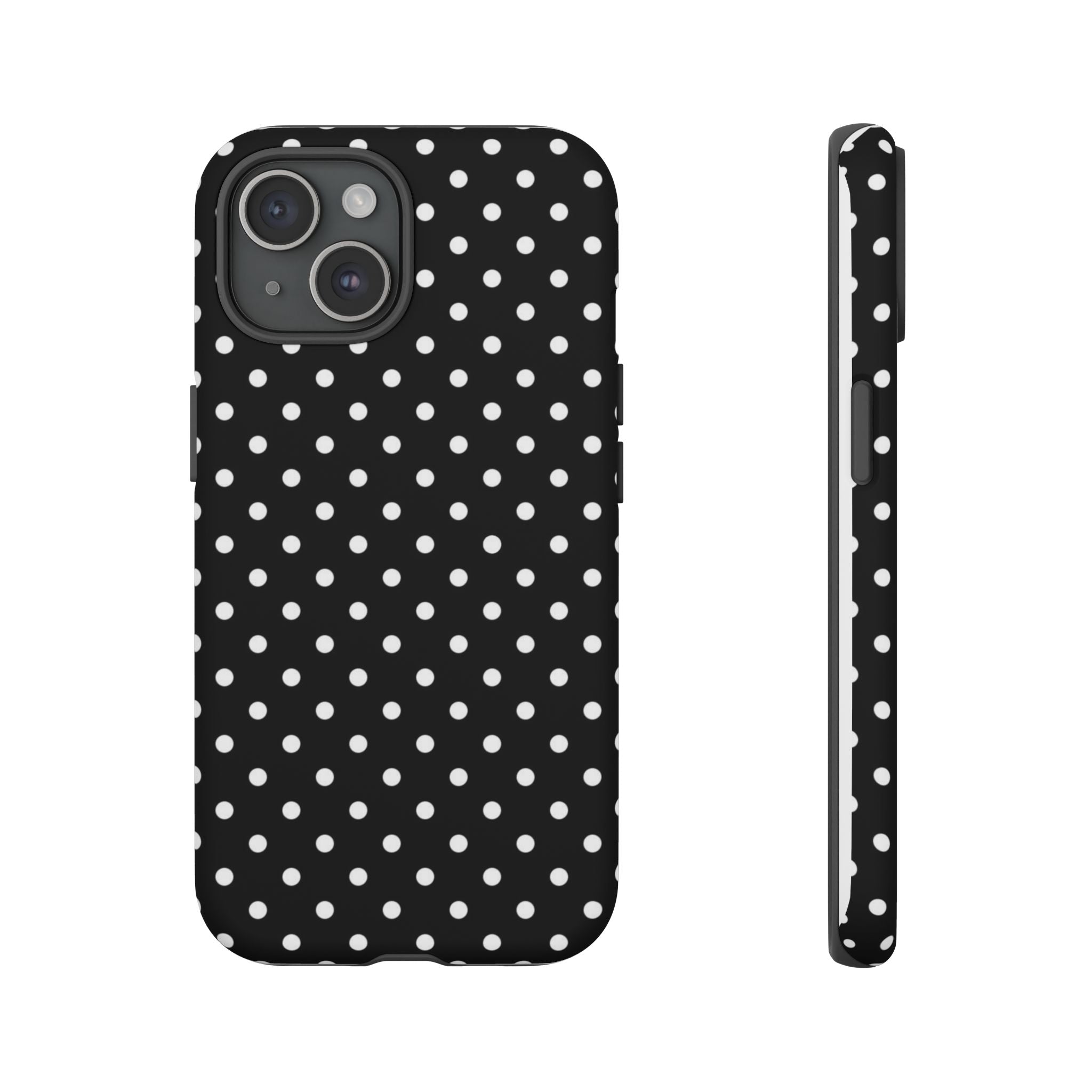 Black Polka Dot Phone Case