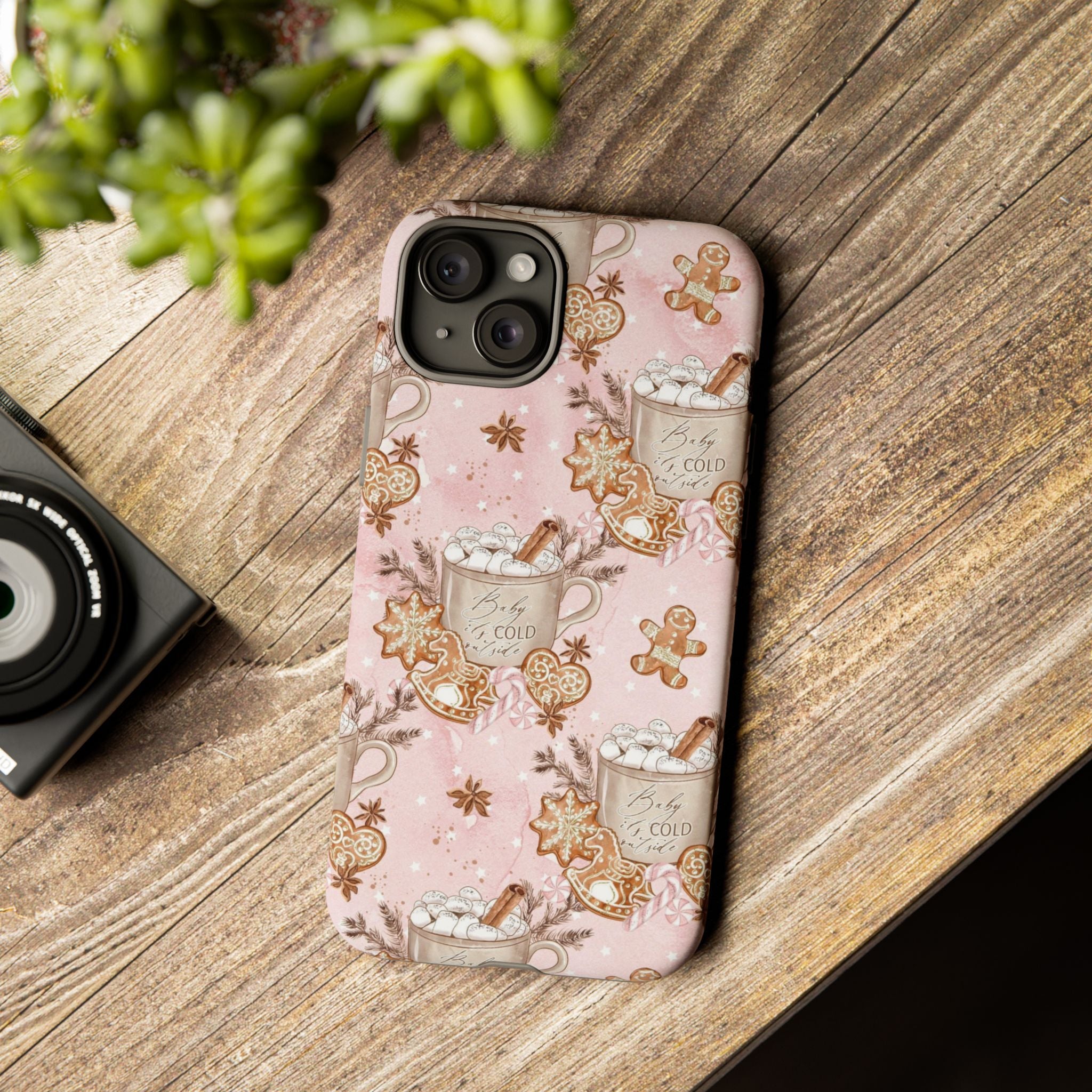Pink Christmas Phone Case