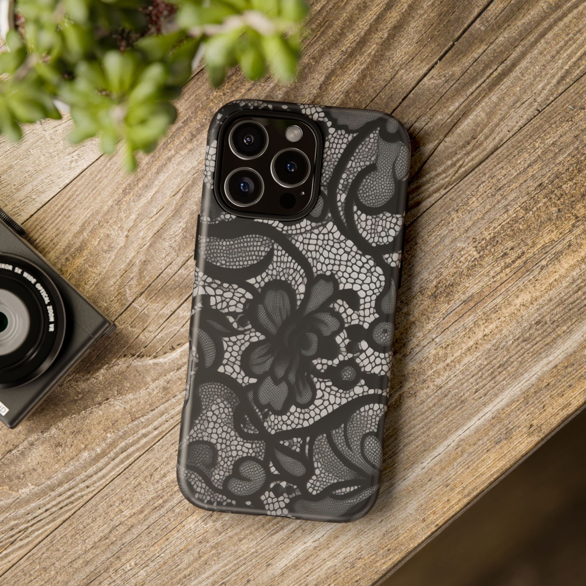 Black Lace Phone Case