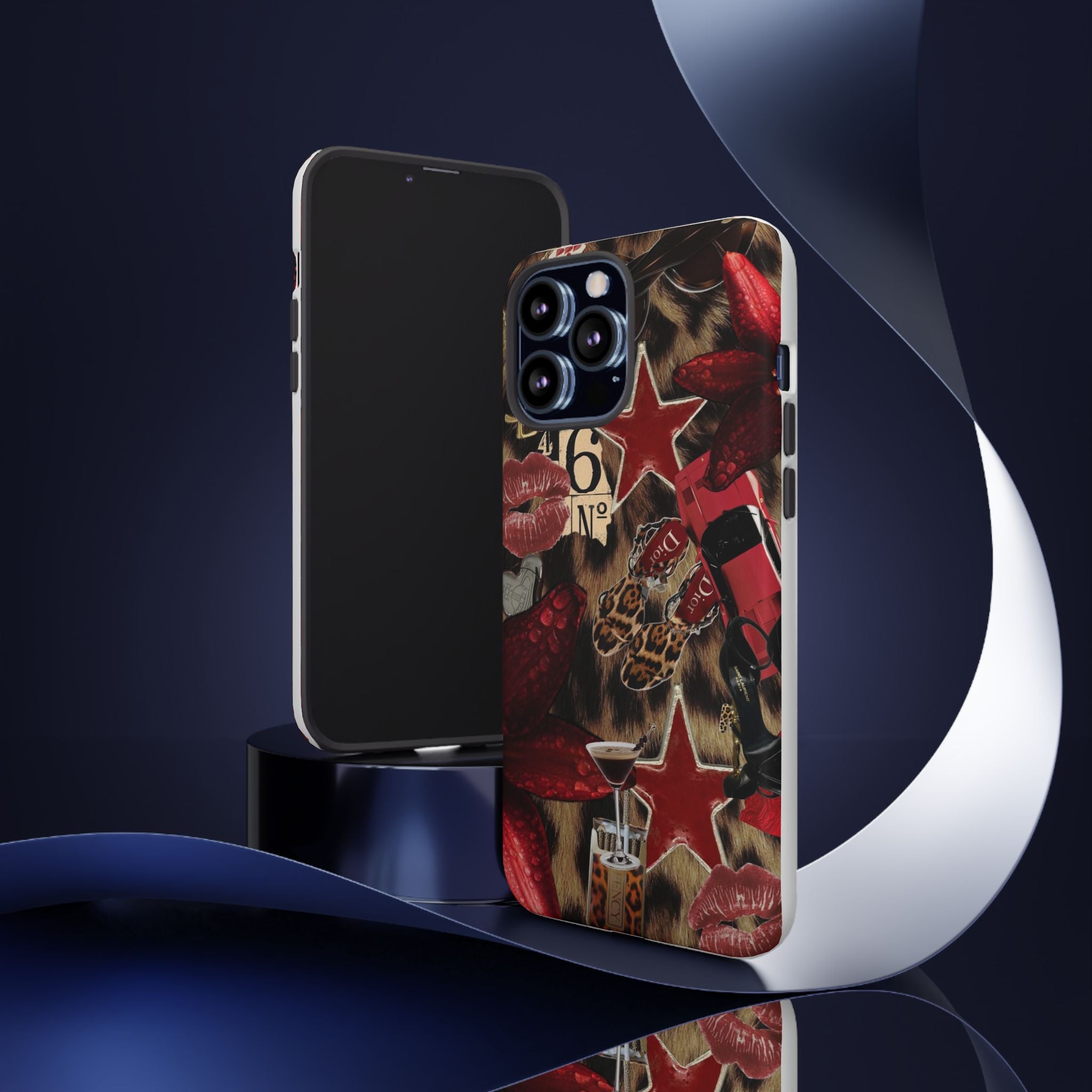 Cheetah Red Phone Case