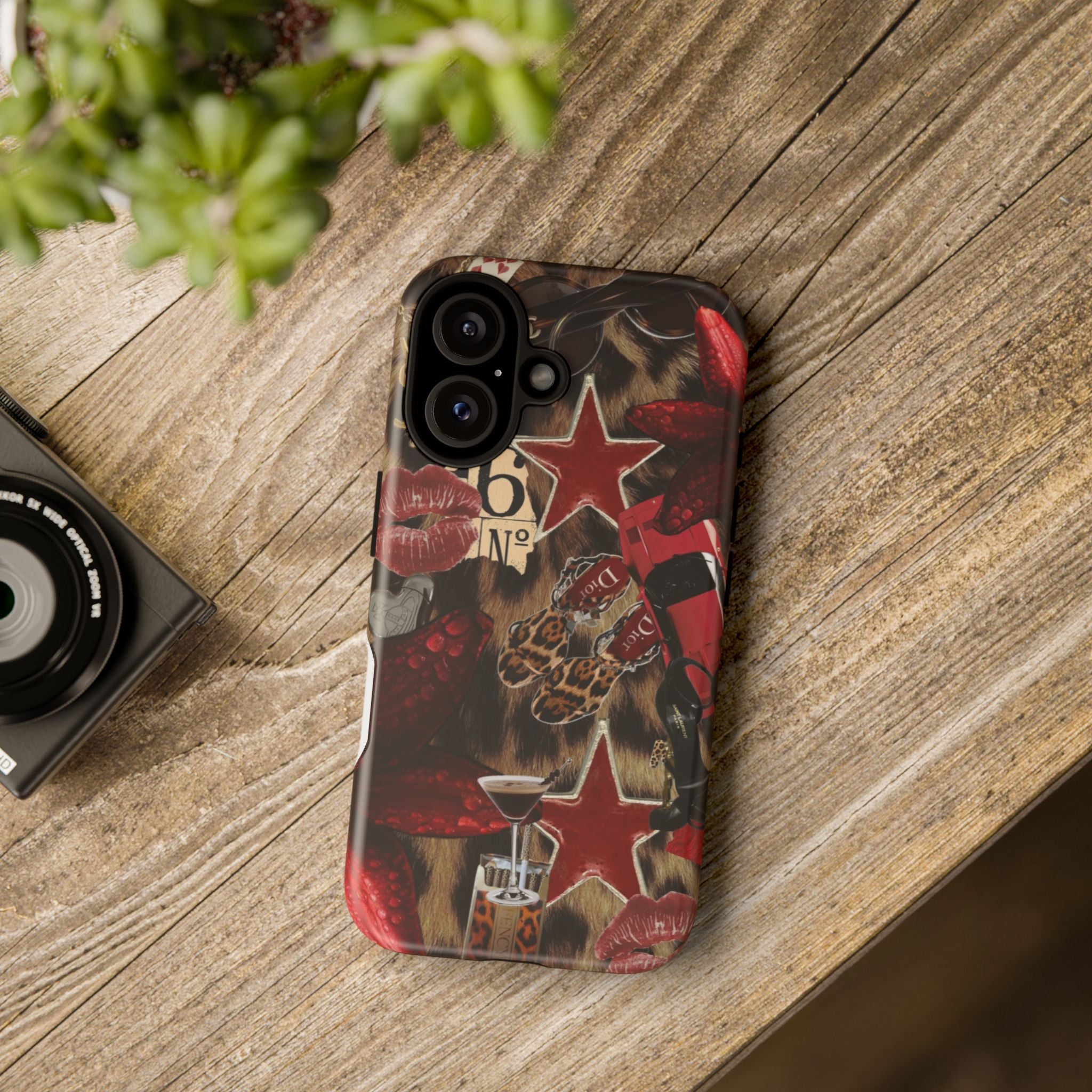 Cheetah Red Phone Case