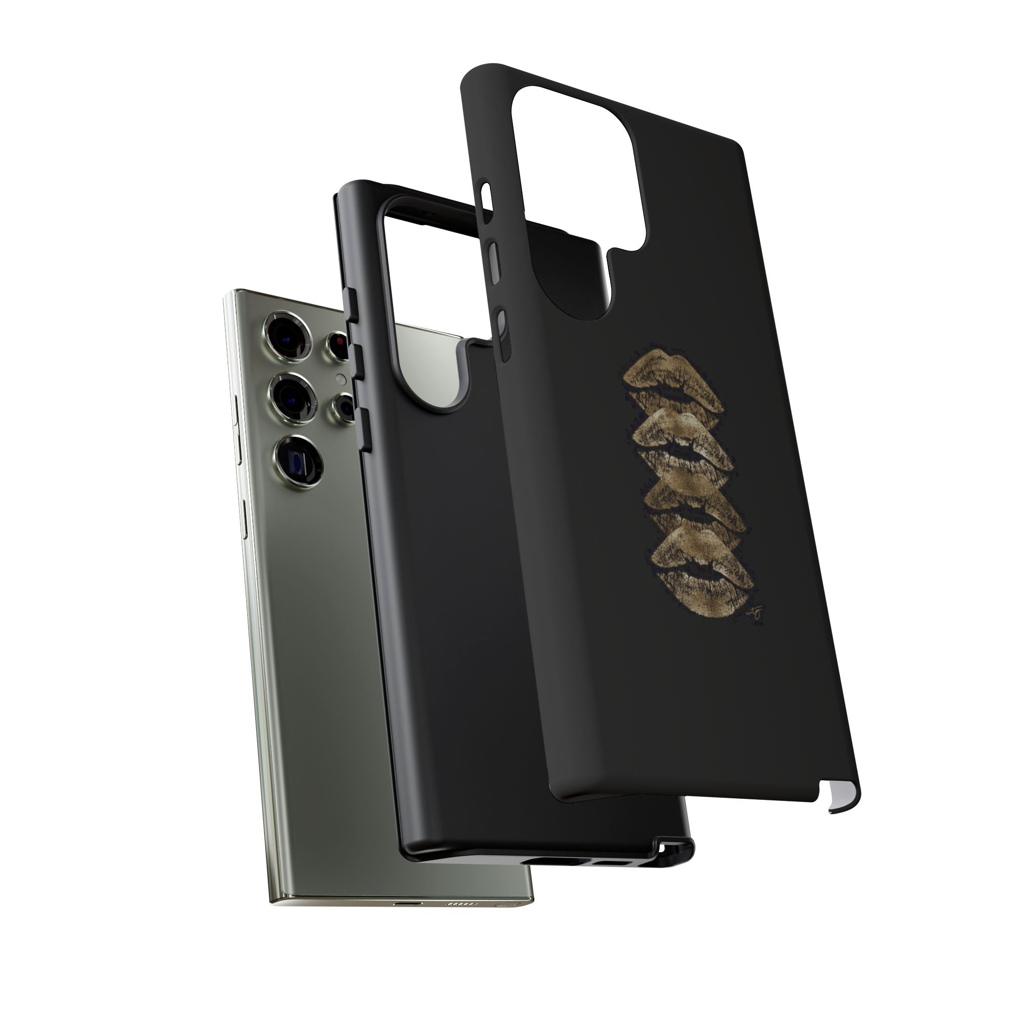 Golden Lipstick Phone Case