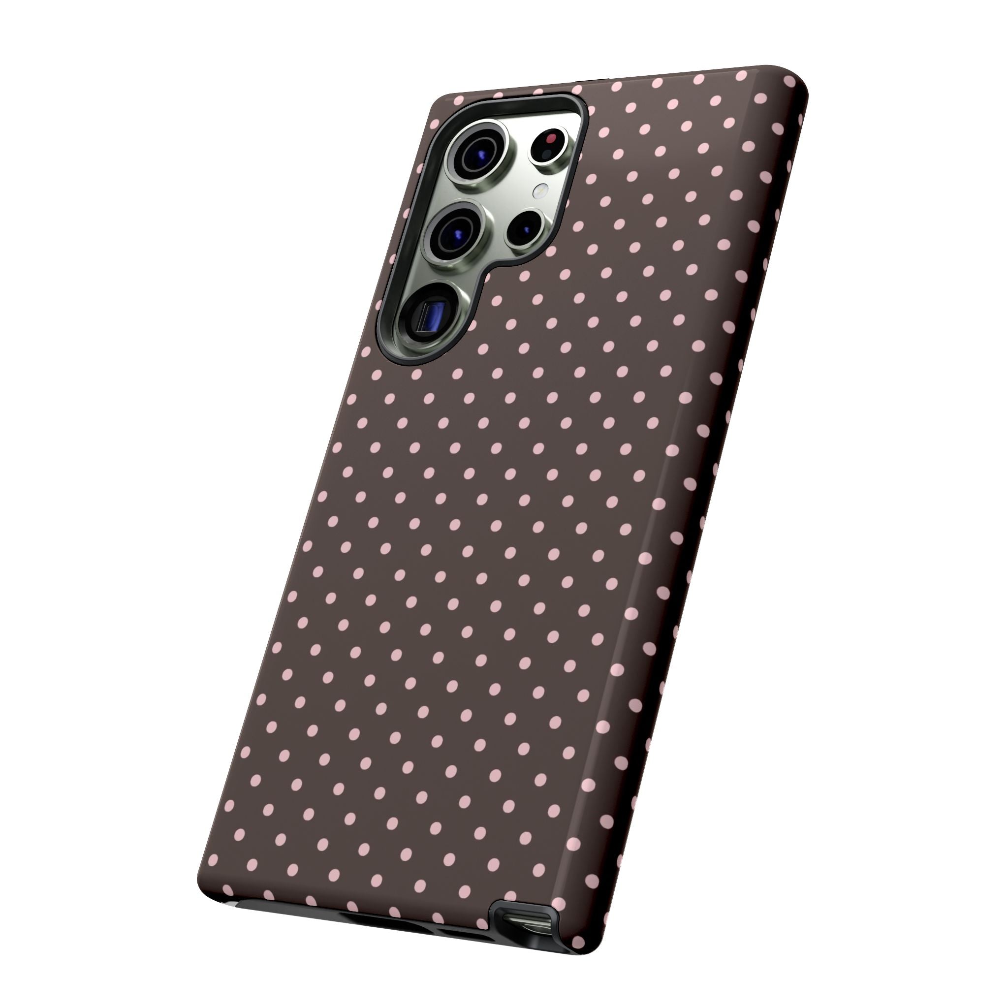 Brown Polka Phone Case