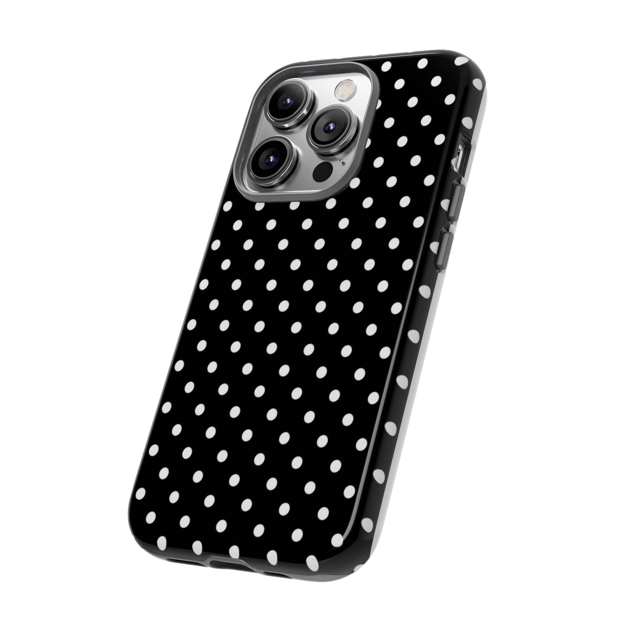 Black Polka Dot Phone Case