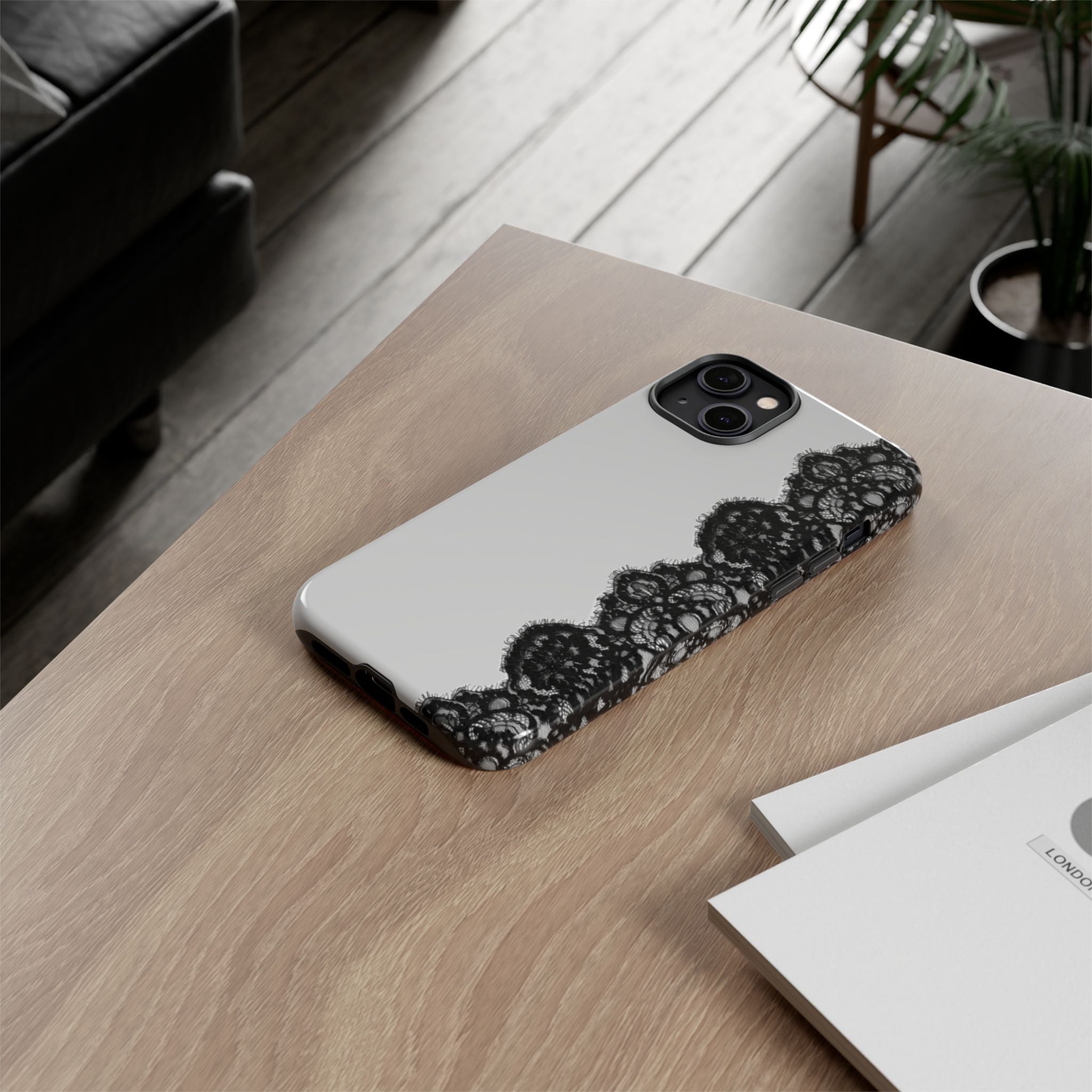 Black Lace Phone Case