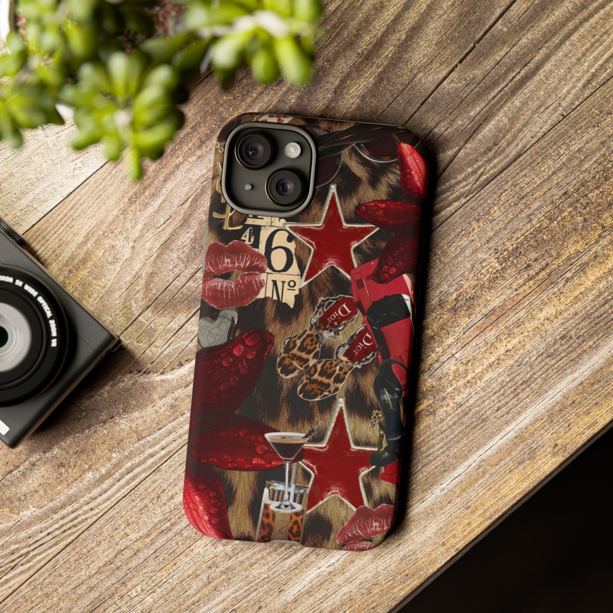 Cheetah Red Phone Case