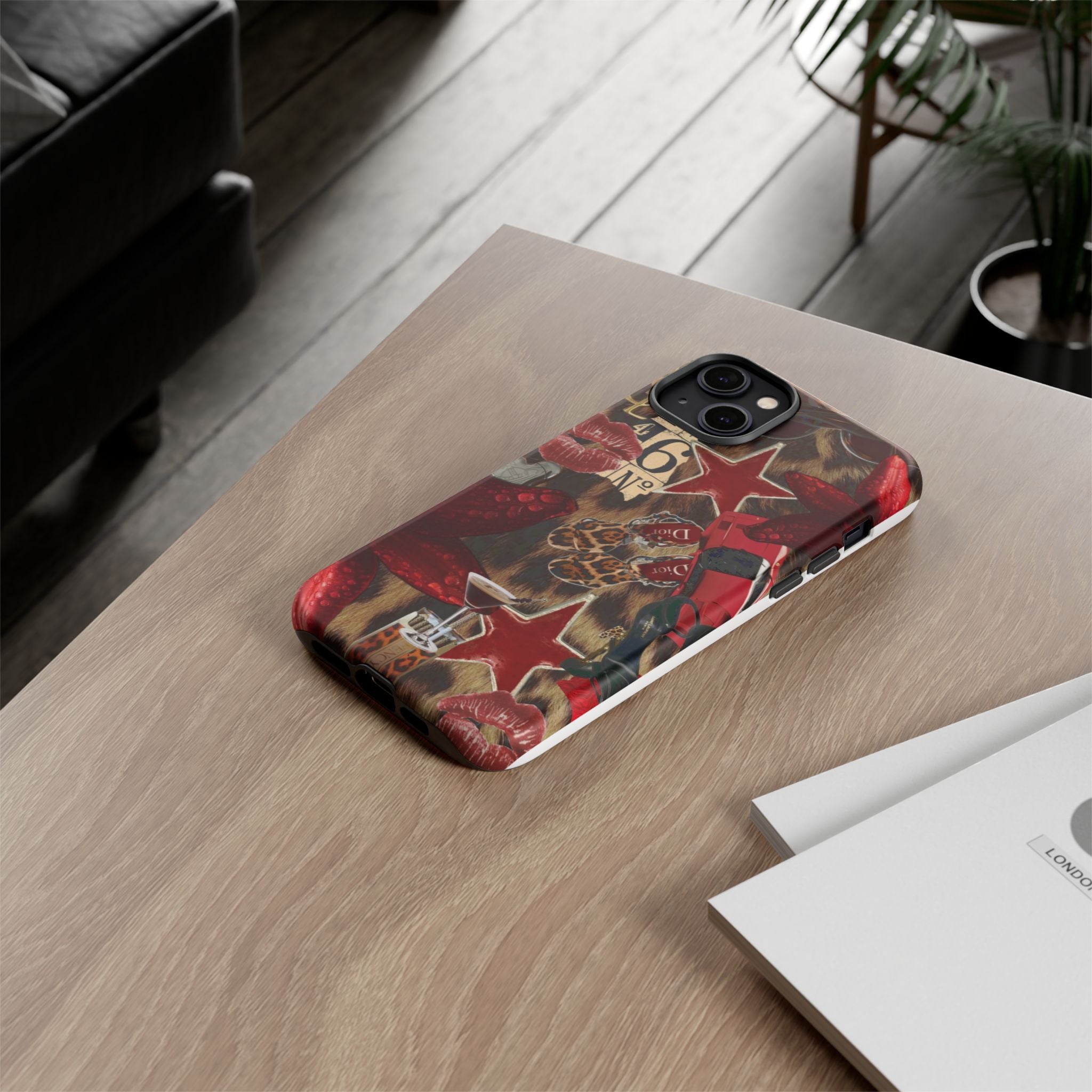 Cheetah Red Phone Case